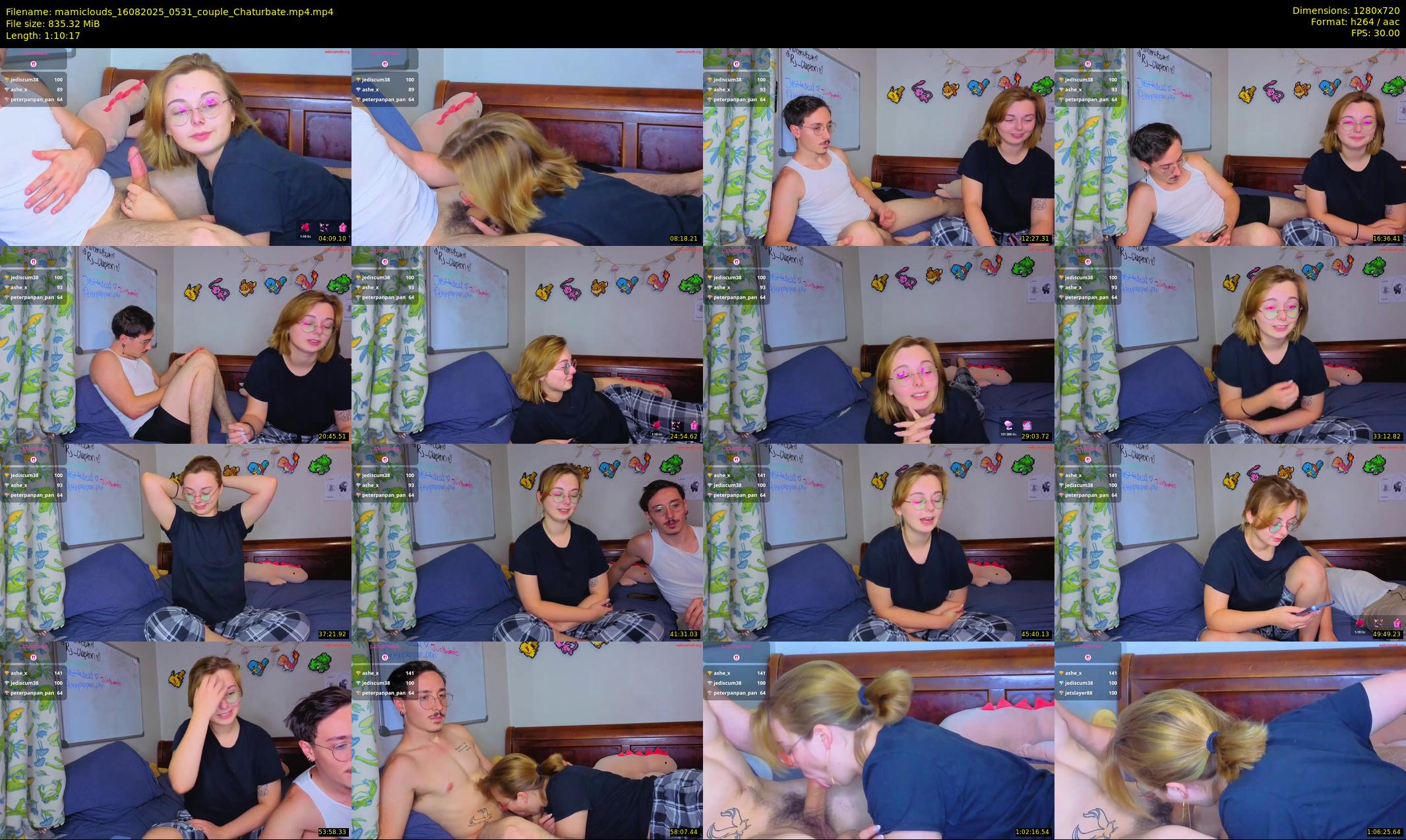 mamiclouds — 71 minute Chaturbate female cam show recording, 720p, Aug 16, 2025