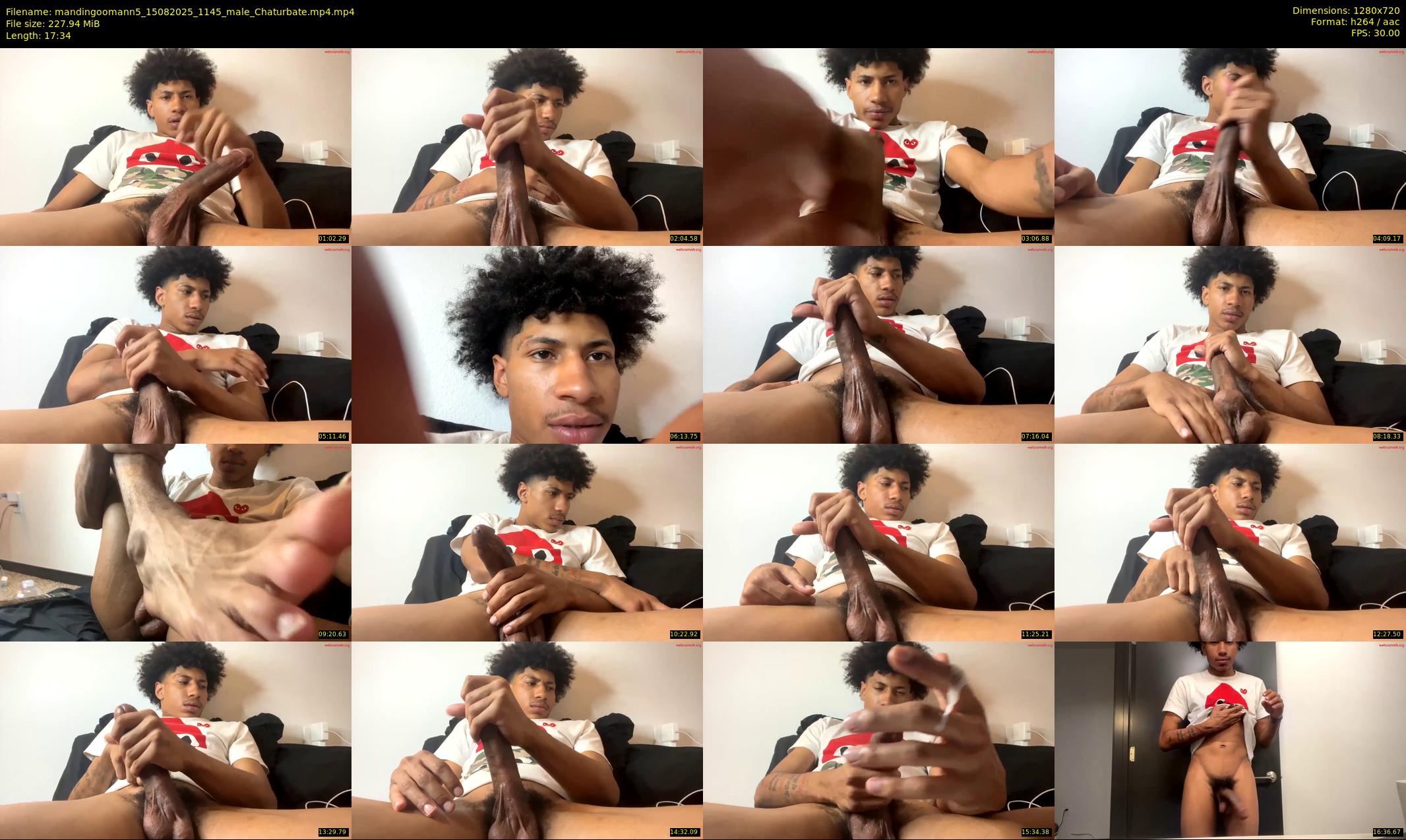 mandingoomann5 — 18 minute Chaturbate male cam show recording, 720p, Aug 15, 2025