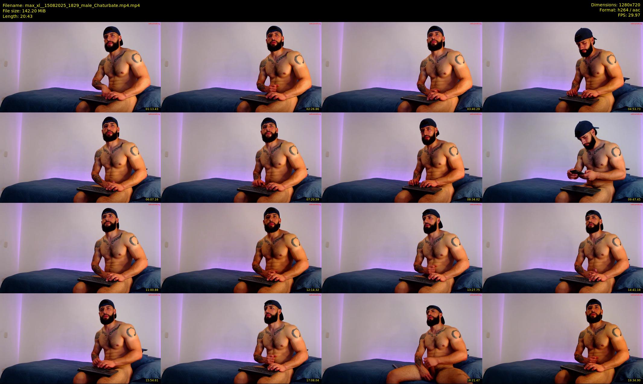max_xl_ — 21 minute Chaturbate male cam show recording, 720p, Aug 15, 2025