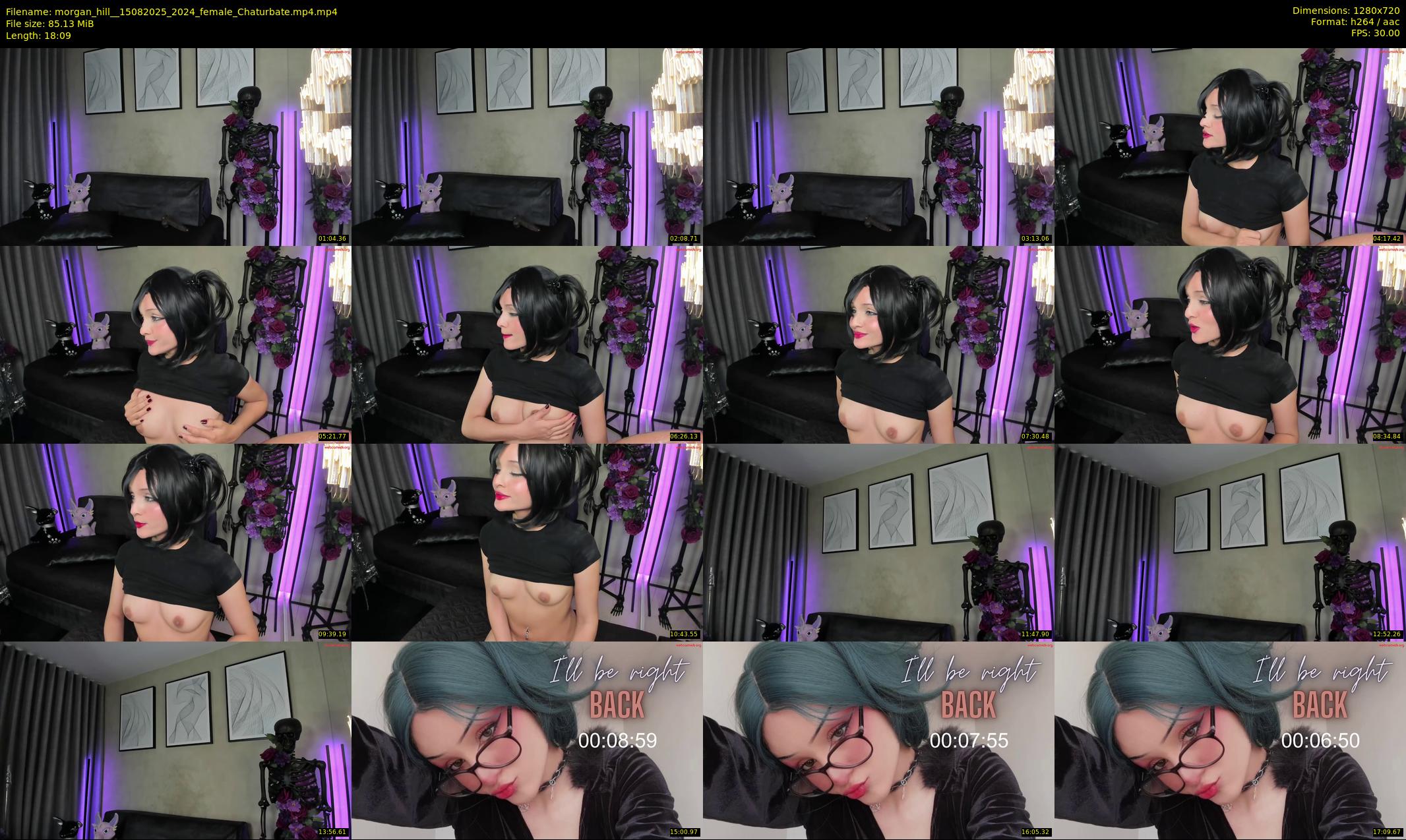 morgan_hill_ — 19 minute Chaturbate female cam show recording, 720p, Aug 15, 2025