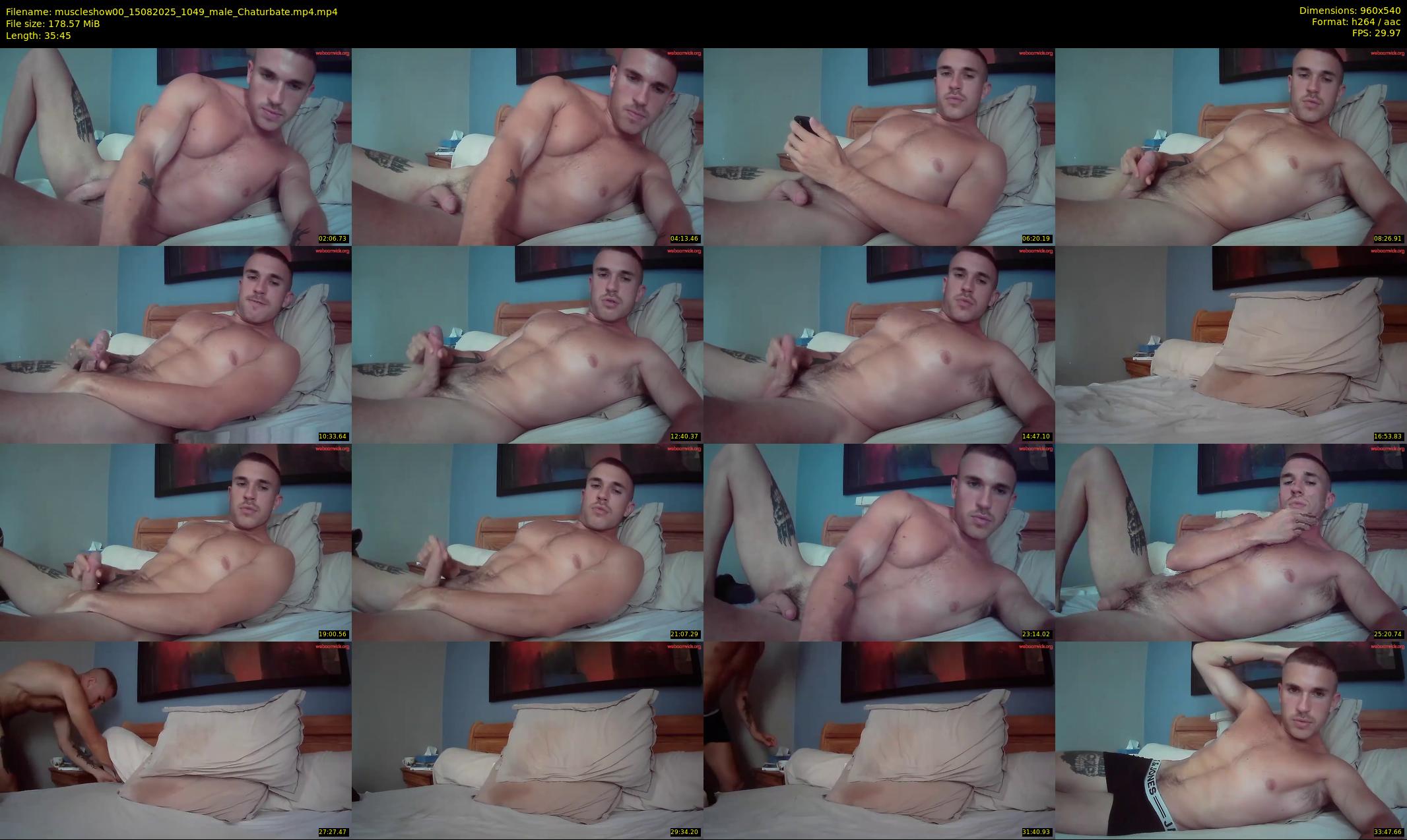 muscleshow00 — 36 minute Chaturbate male cam show recording, 480p, Aug 15, 2025