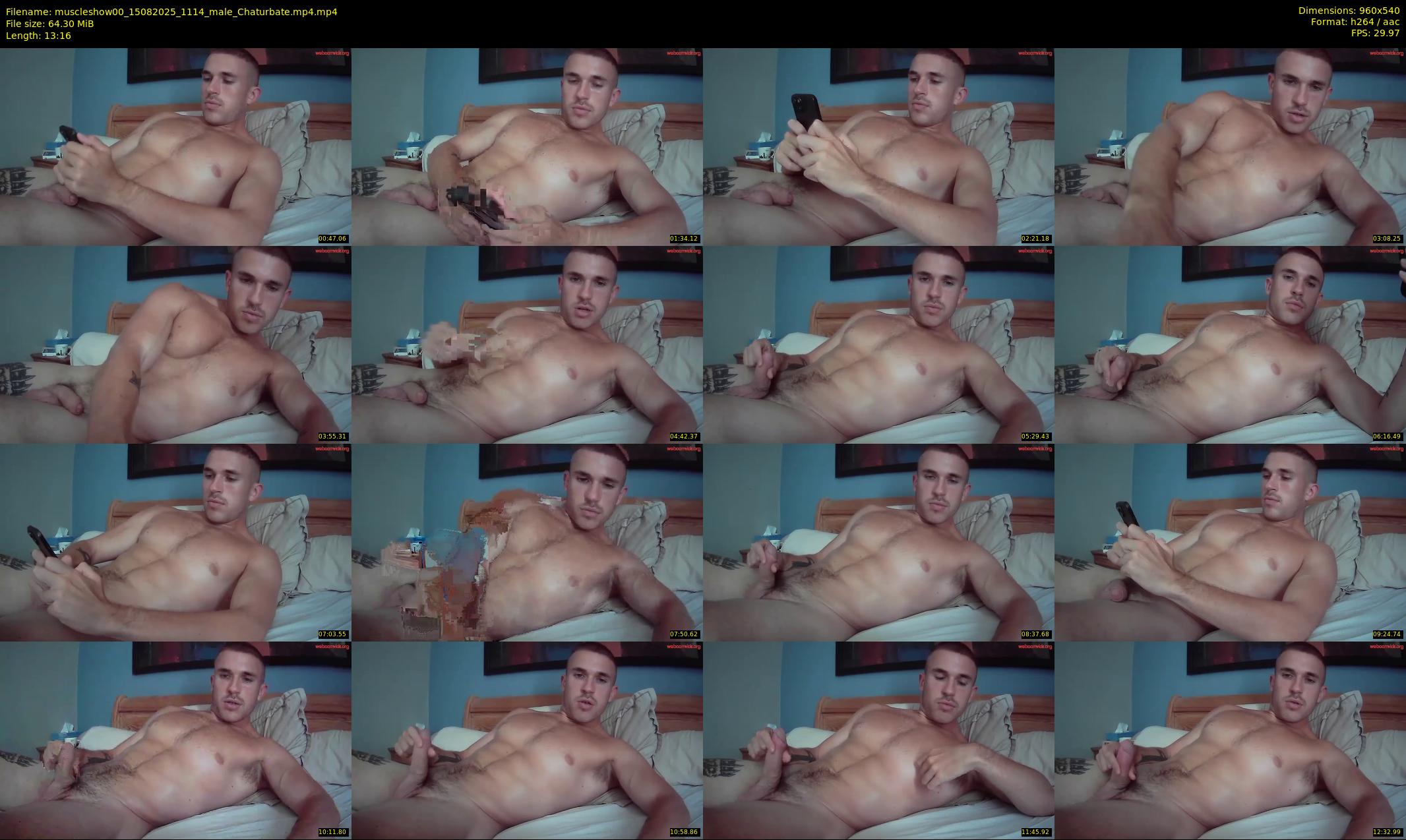 muscleshow00 — 14 minute Chaturbate male cam show recording, 480p, Aug 15, 2025