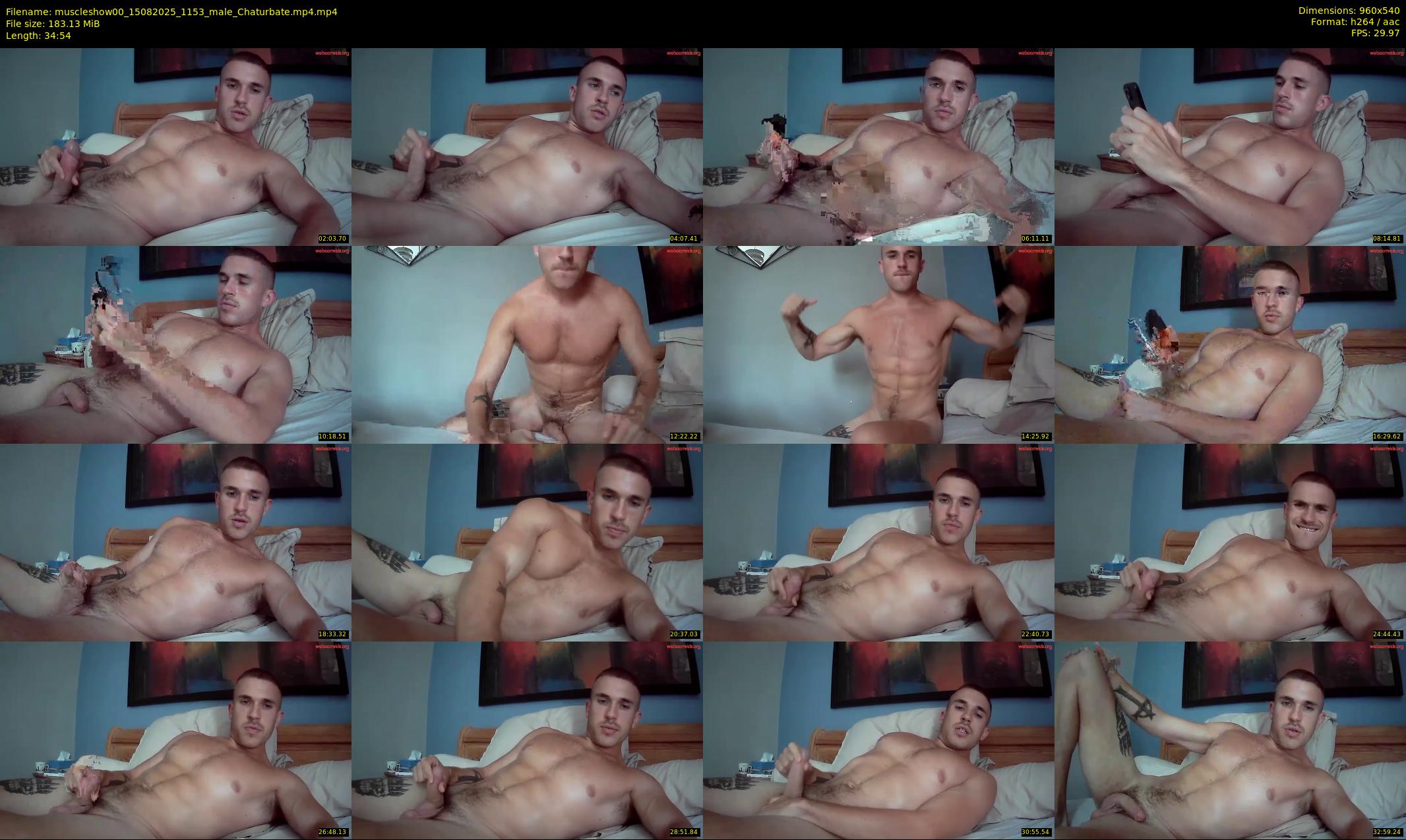 muscleshow00 — 35 minute Chaturbate male cam show recording, 480p, Aug 15, 2025