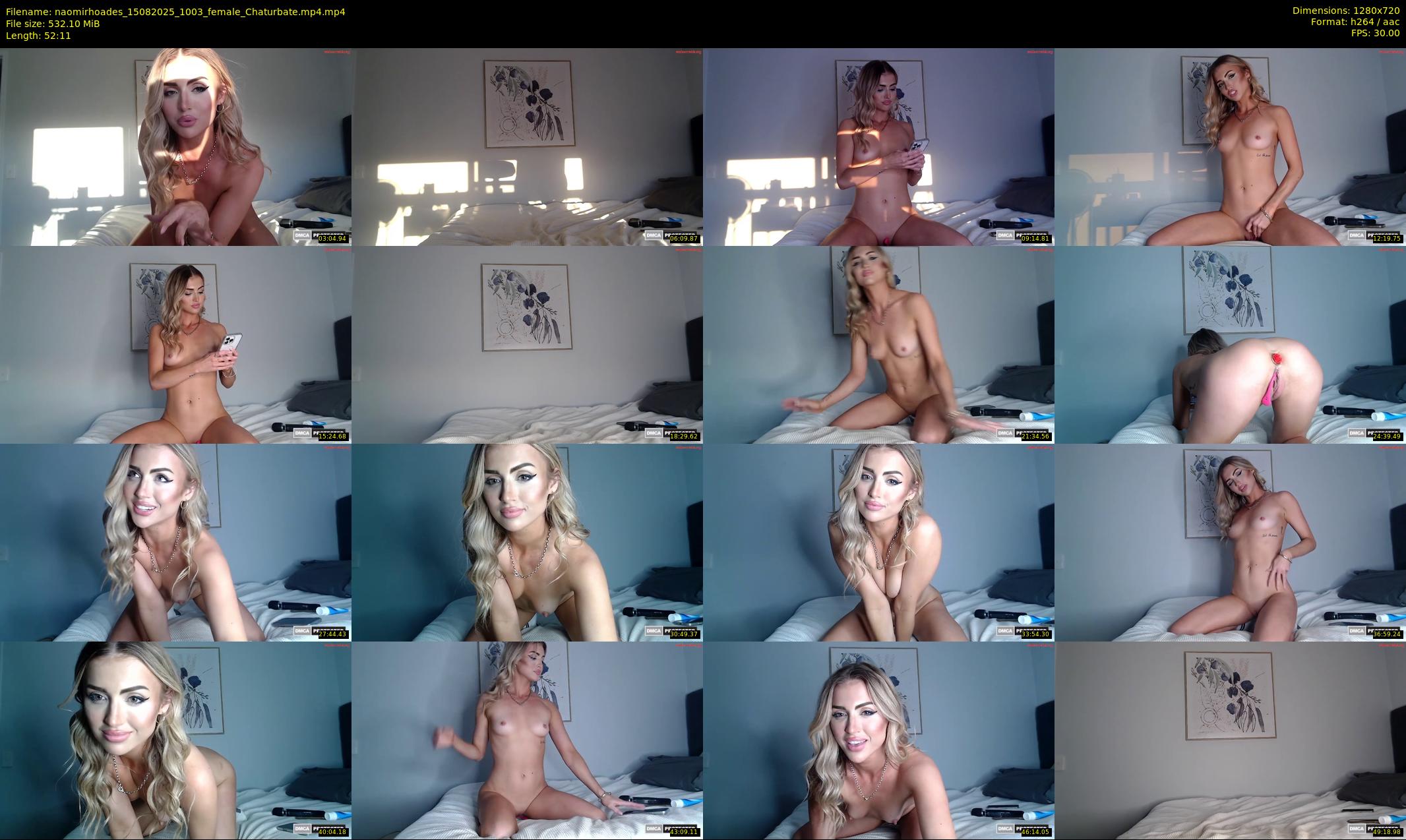 naomirhoades — 53 minute Chaturbate female cam show recording, 720p, Aug 15, 2025