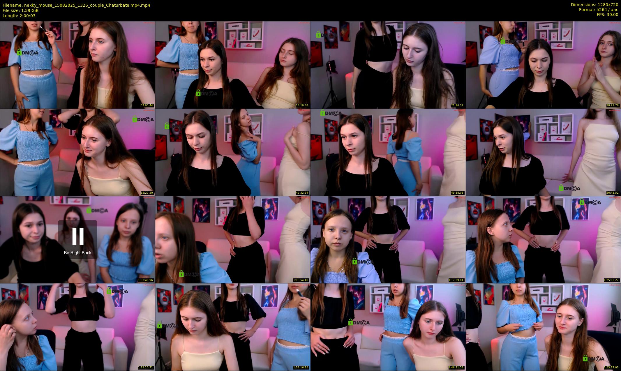 nekky_mouse — 121 minute Chaturbate female cam show recording, 720p, Aug 15, 2025