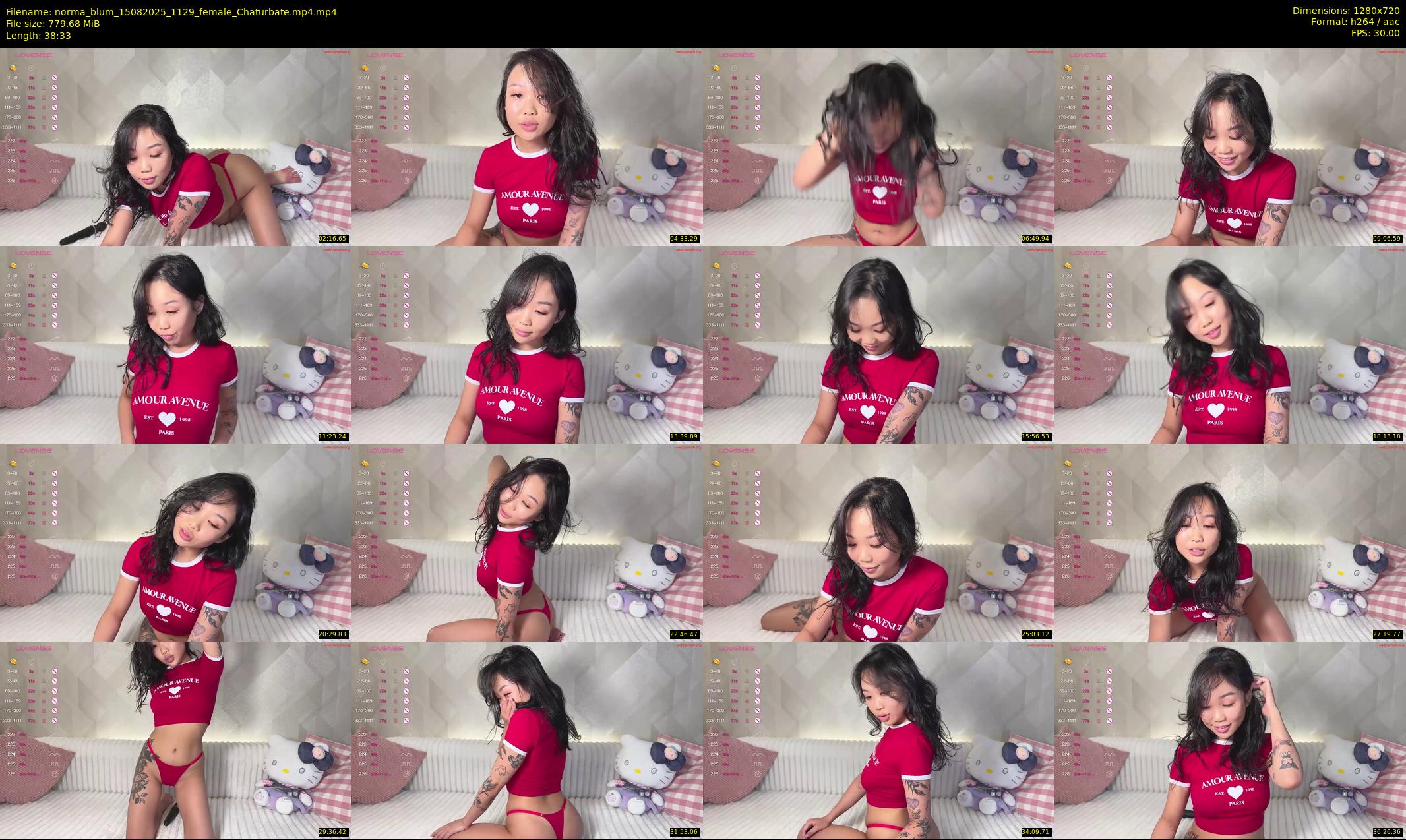 norma_blum — 39 minute Chaturbate female cam show recording, 720p, Aug 15, 2025