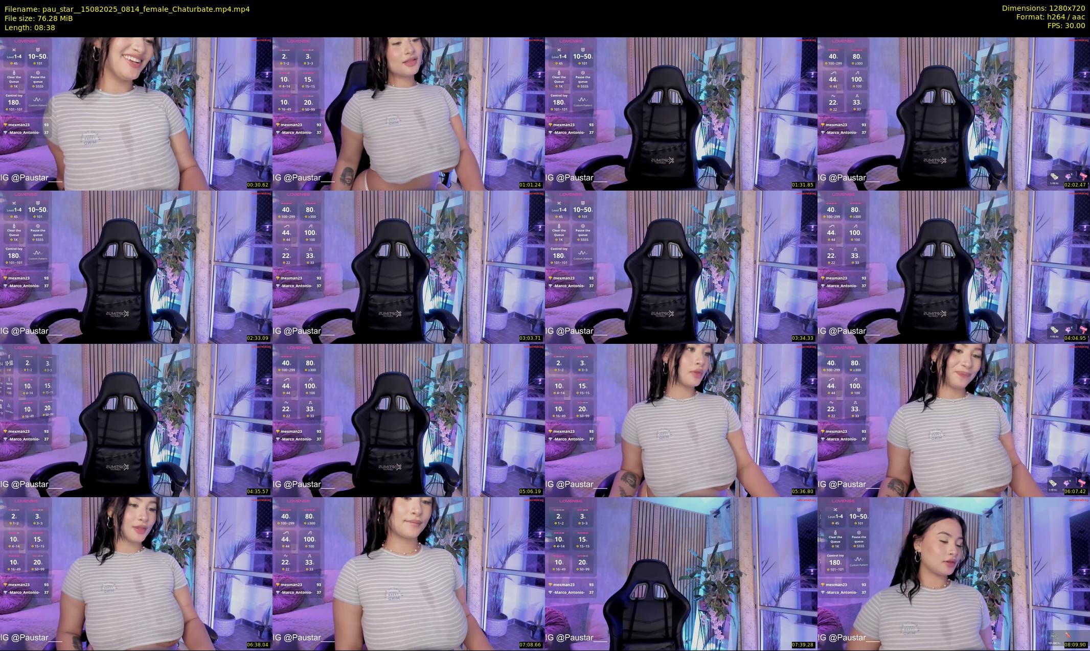 pau_star_ — 9 minute Chaturbate female cam show recording, 720p, Aug 15, 2025