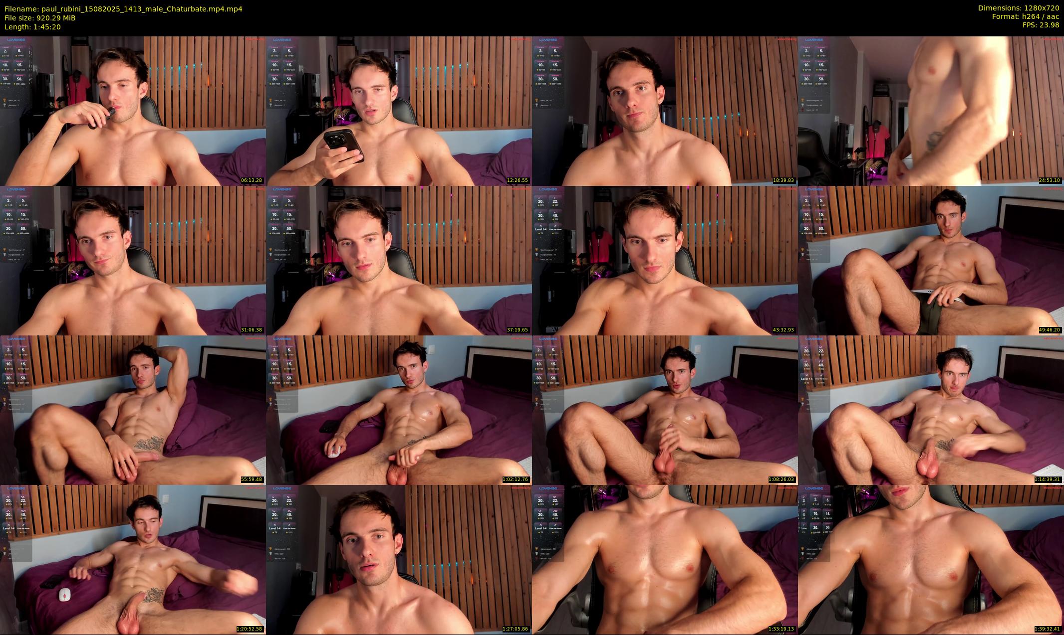 paul_rubini — 106 minute Chaturbate male cam show recording, 720p, Aug 15, 2025