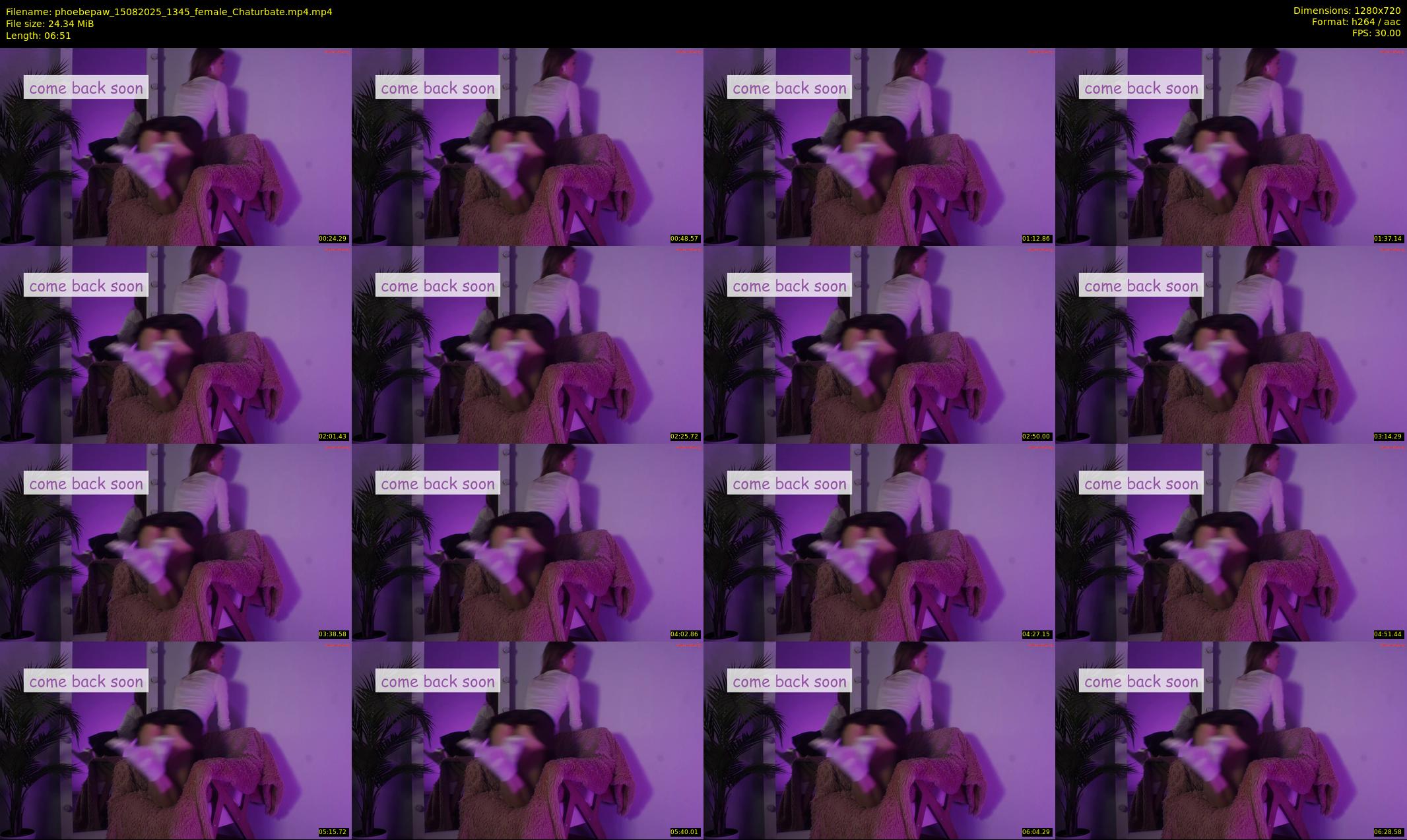 phoebepaw — 7 minute Chaturbate female cam show recording, 720p, Aug 15, 2025