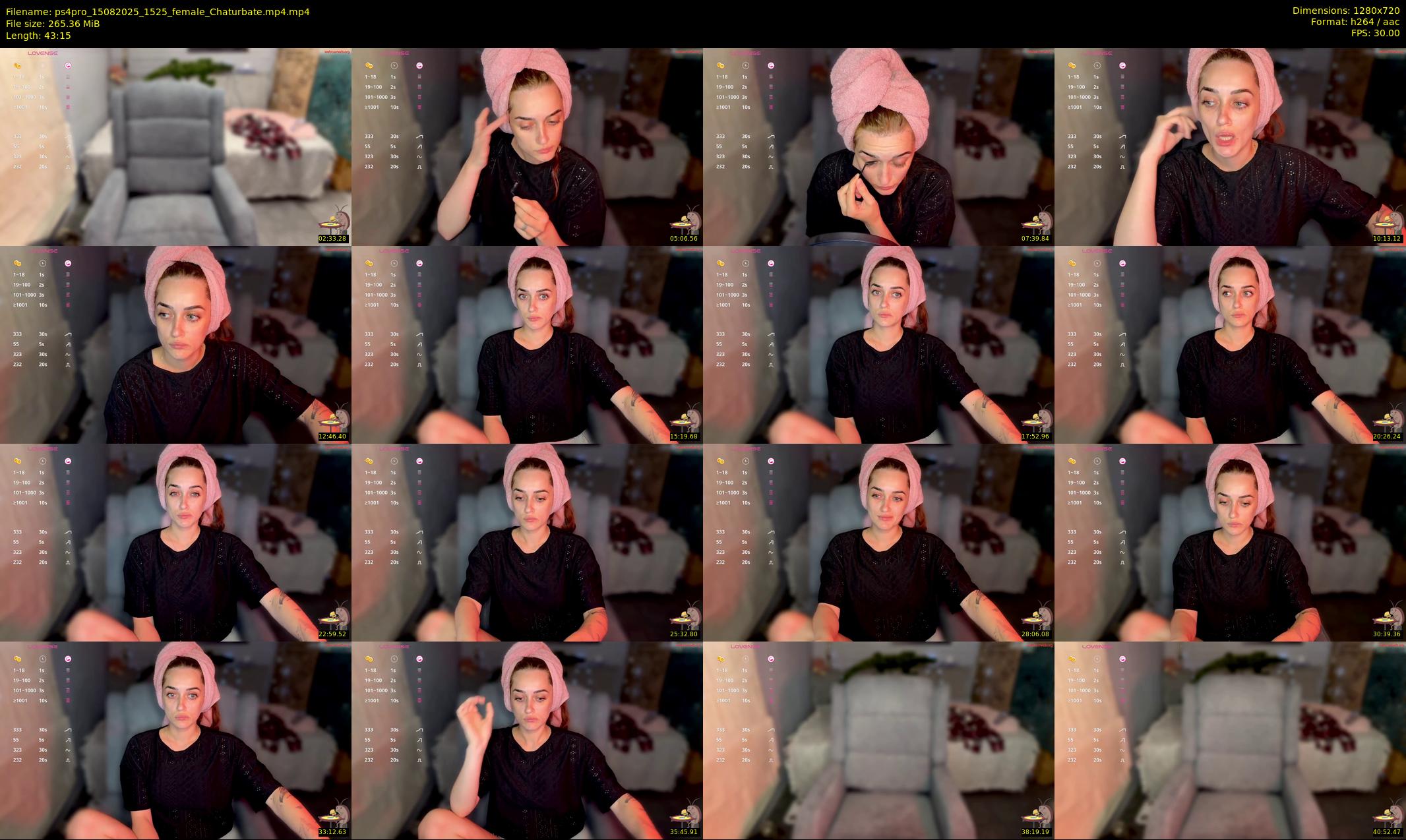 ps4pro — 44 minute Chaturbate female cam show recording, 720p, Aug 15, 2025