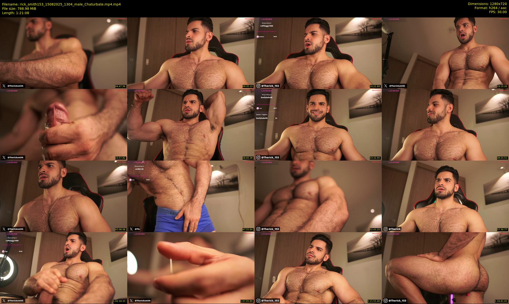 rick_smith153 — 82 minute Chaturbate male cam show recording, 720p, Aug 15, 2025