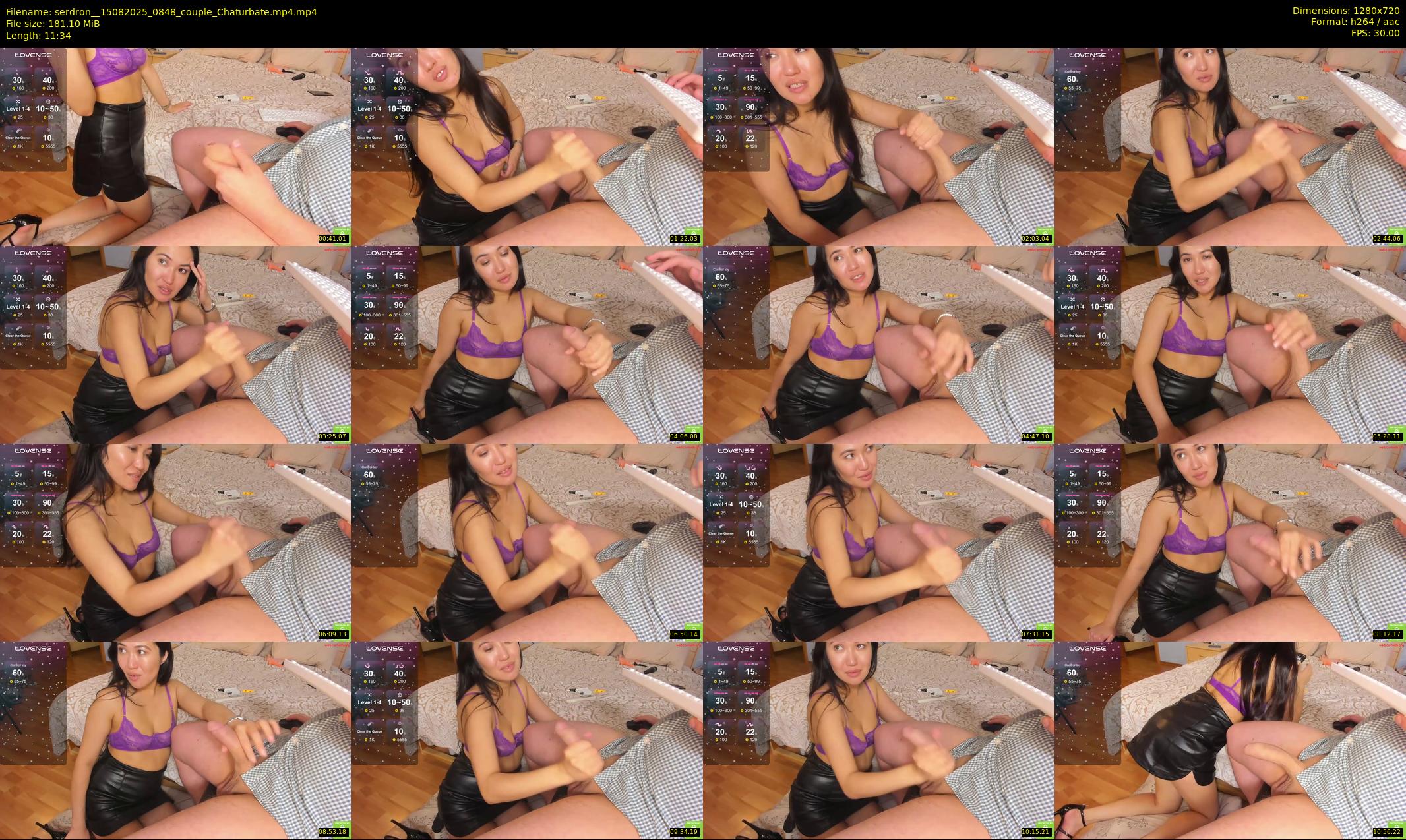 serdron_ — 12 minute Chaturbate couple cam show recording, 720p, Aug 15, 2025