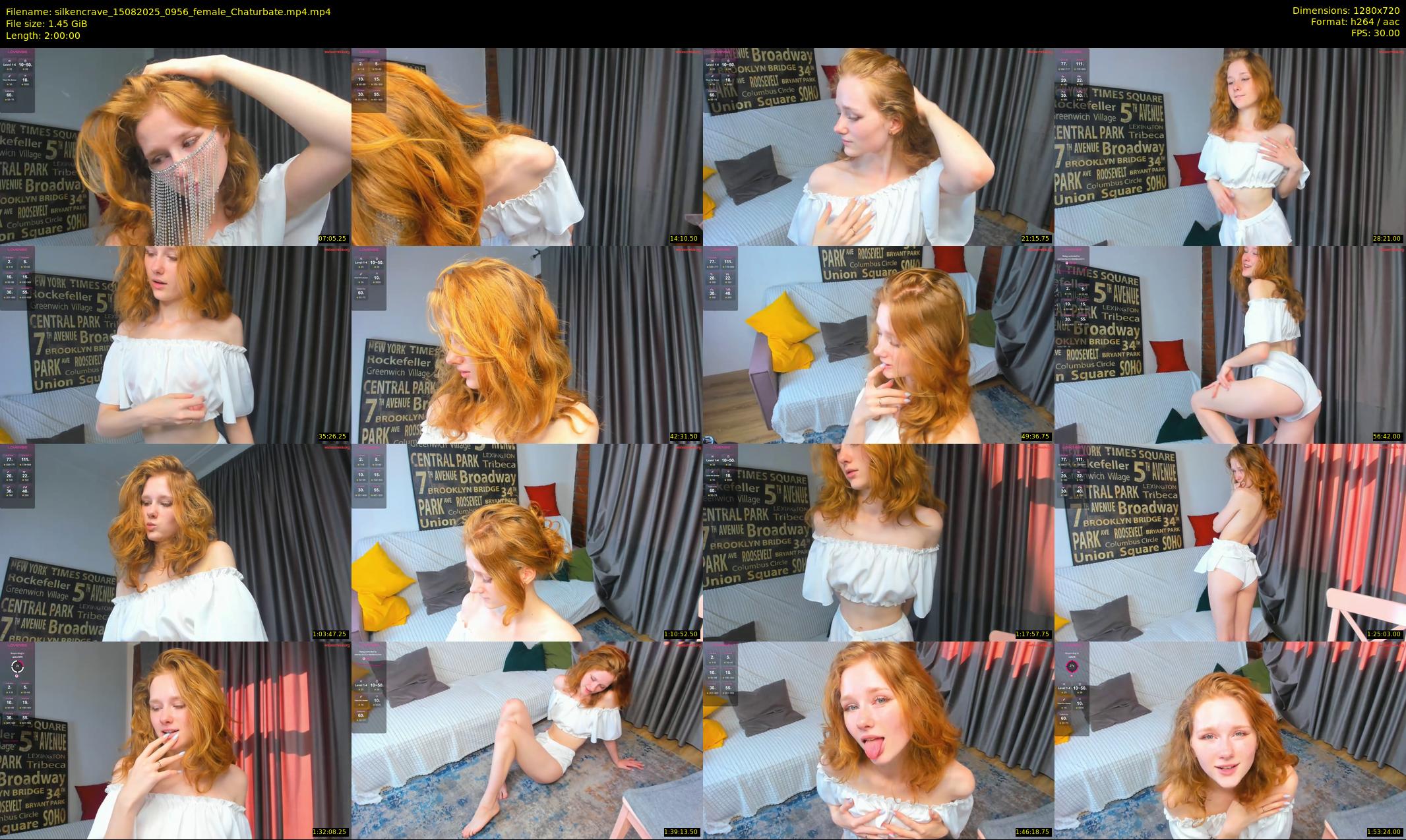 silkencrave — 120 minute Chaturbate female cam show recording, 720p, Aug 15, 2025