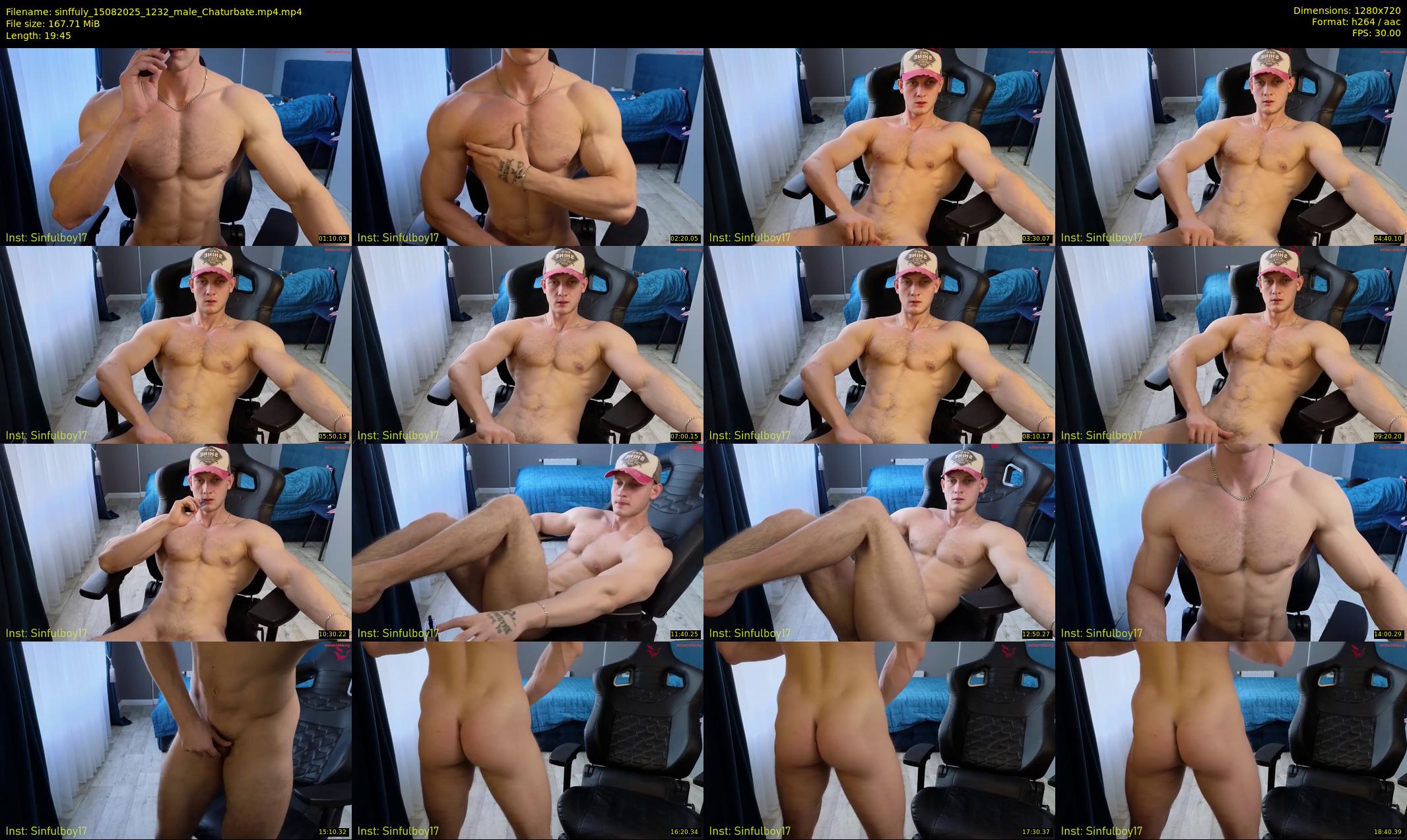 sinffuly — 20 minute Chaturbate male cam show recording, 720p, Aug 15, 2025