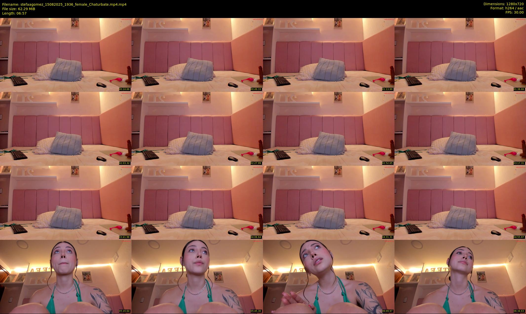 stefaagomez — 7 minute Chaturbate female cam show recording, 720p, Aug 15, 2025