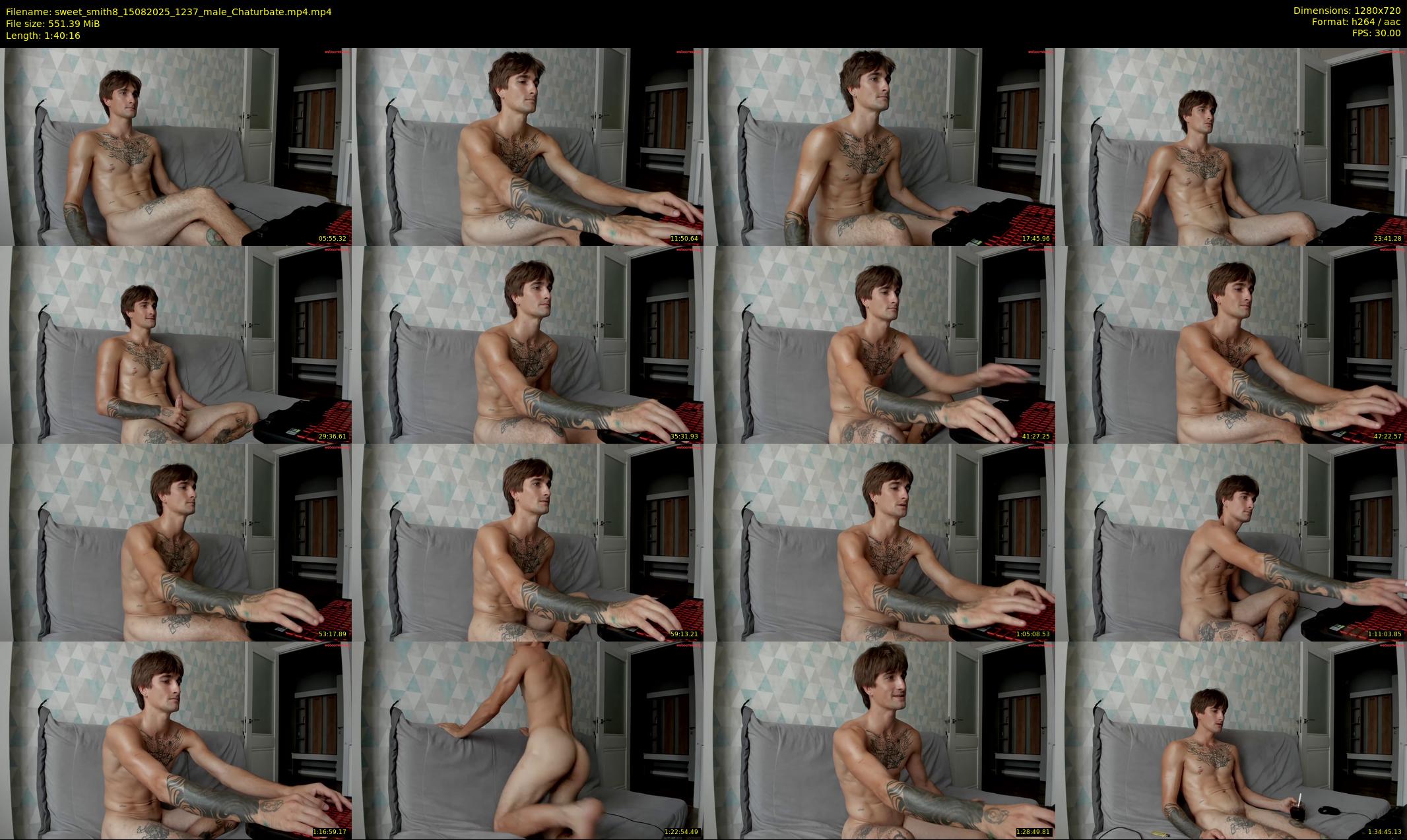 sweet_smith8 — 101 minute Chaturbate male cam show recording, 720p, Aug 15, 2025