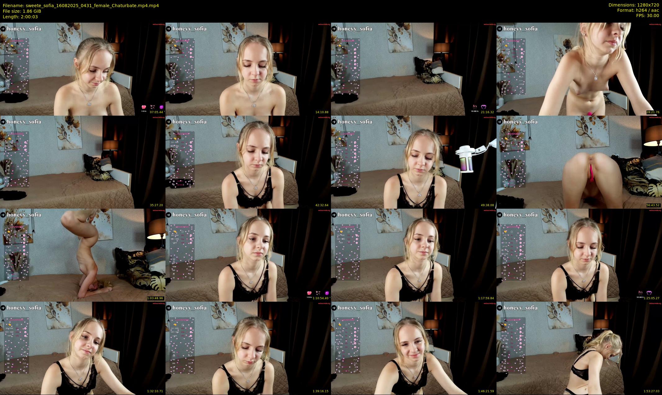 sweete_sofia — 121 minute Chaturbate female cam show recording, 720p, Aug 16, 2025