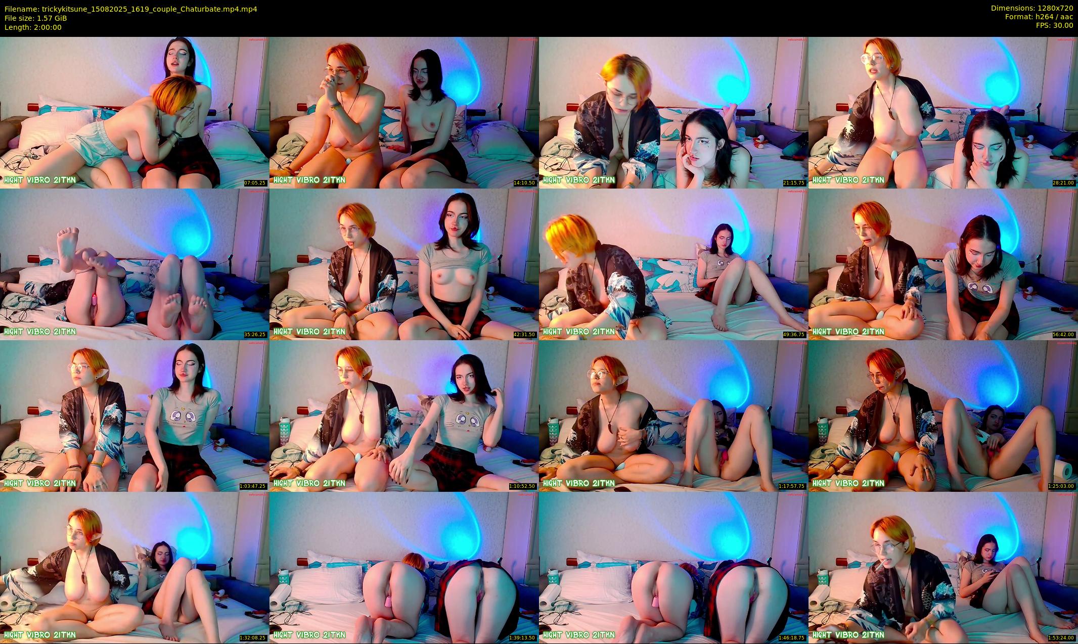 trickykitsune — 120 minute Chaturbate female cam show recording, 720p, Aug 15, 2025