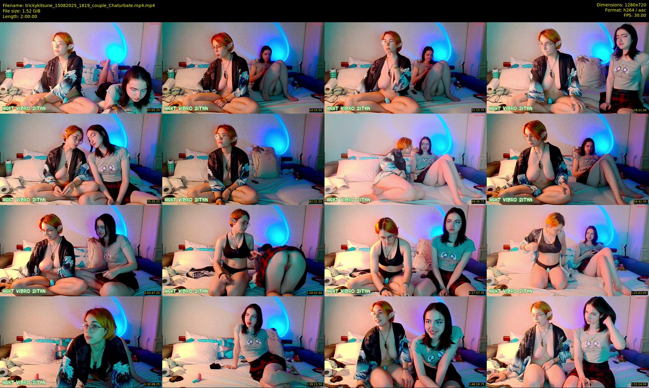 trickykitsune — 120 minute Chaturbate female cam show recording, 720p, Aug 15, 2025
