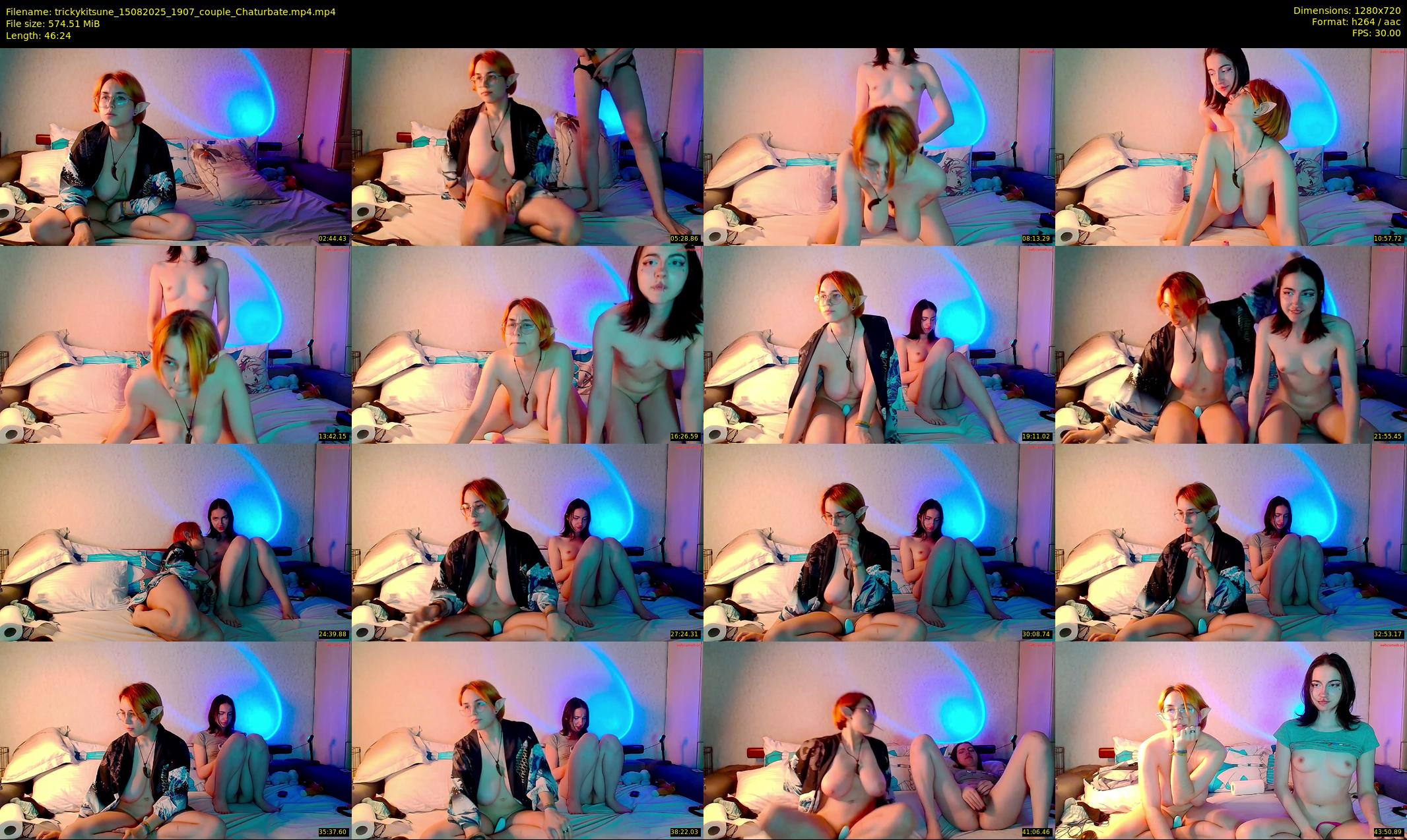 trickykitsune — 47 minute Chaturbate female cam show recording, 720p, Aug 15, 2025