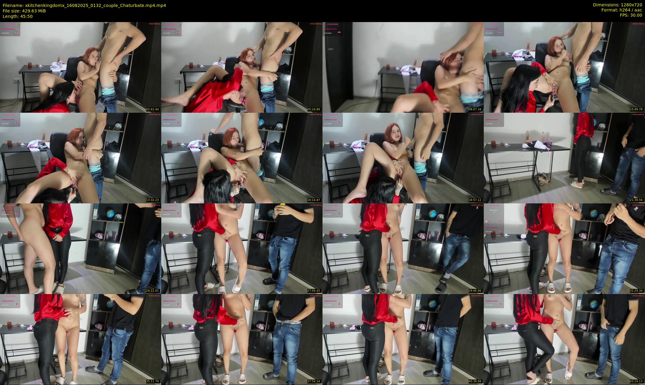 xkitchenkingdomx — 46 minute Chaturbate couple cam show recording, 720p, Aug 16, 2025