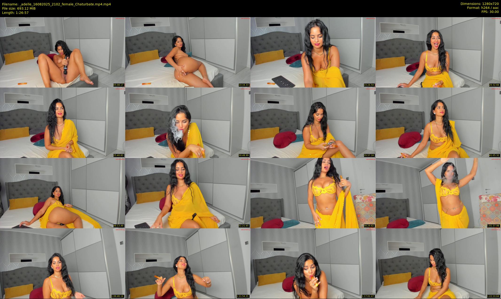_adelle — 87 minute Chaturbate female cam show recording, 720p, Aug 16, 2025
