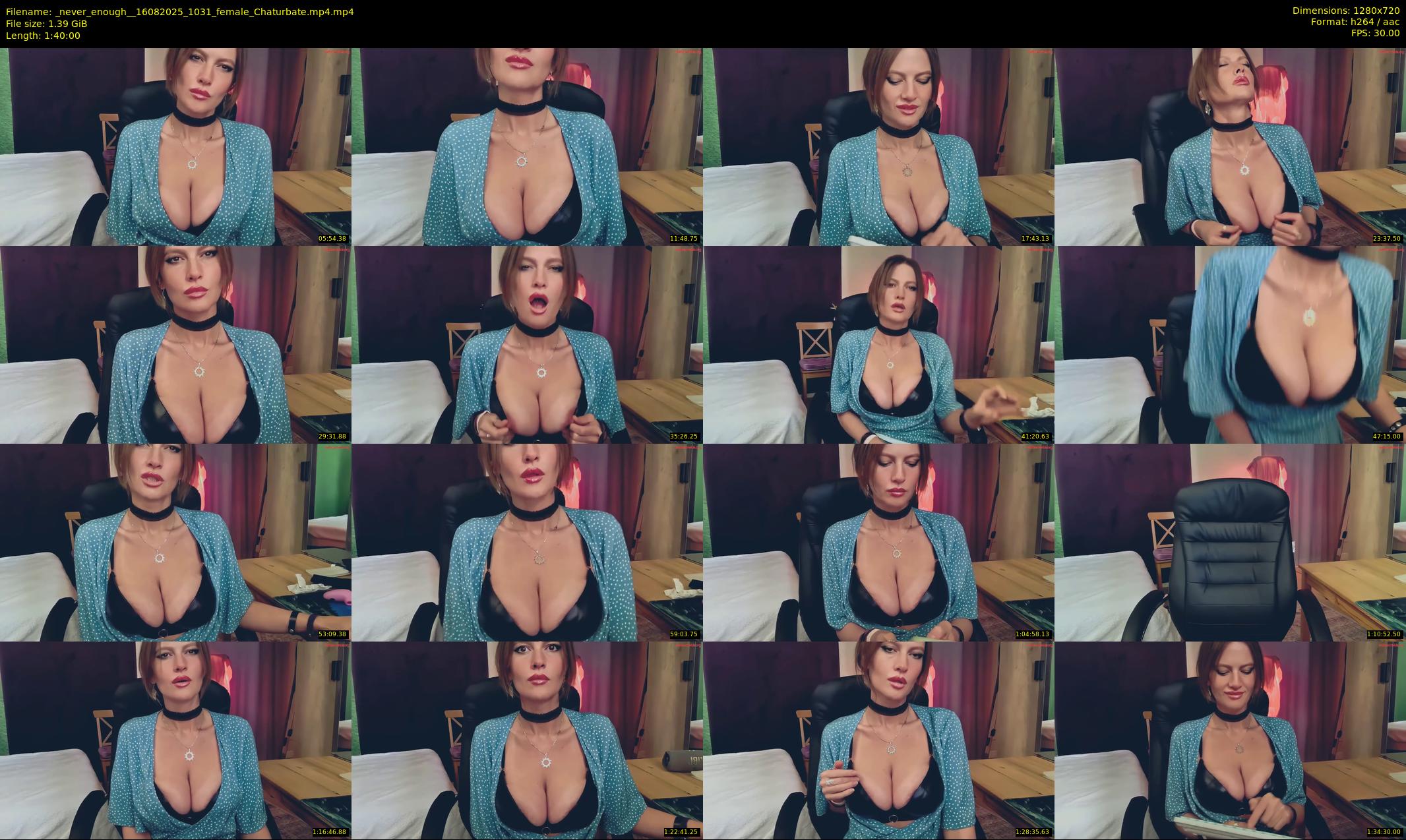 _never_enough_ — 100 minute Chaturbate female cam show recording, 720p, Aug 16, 2025