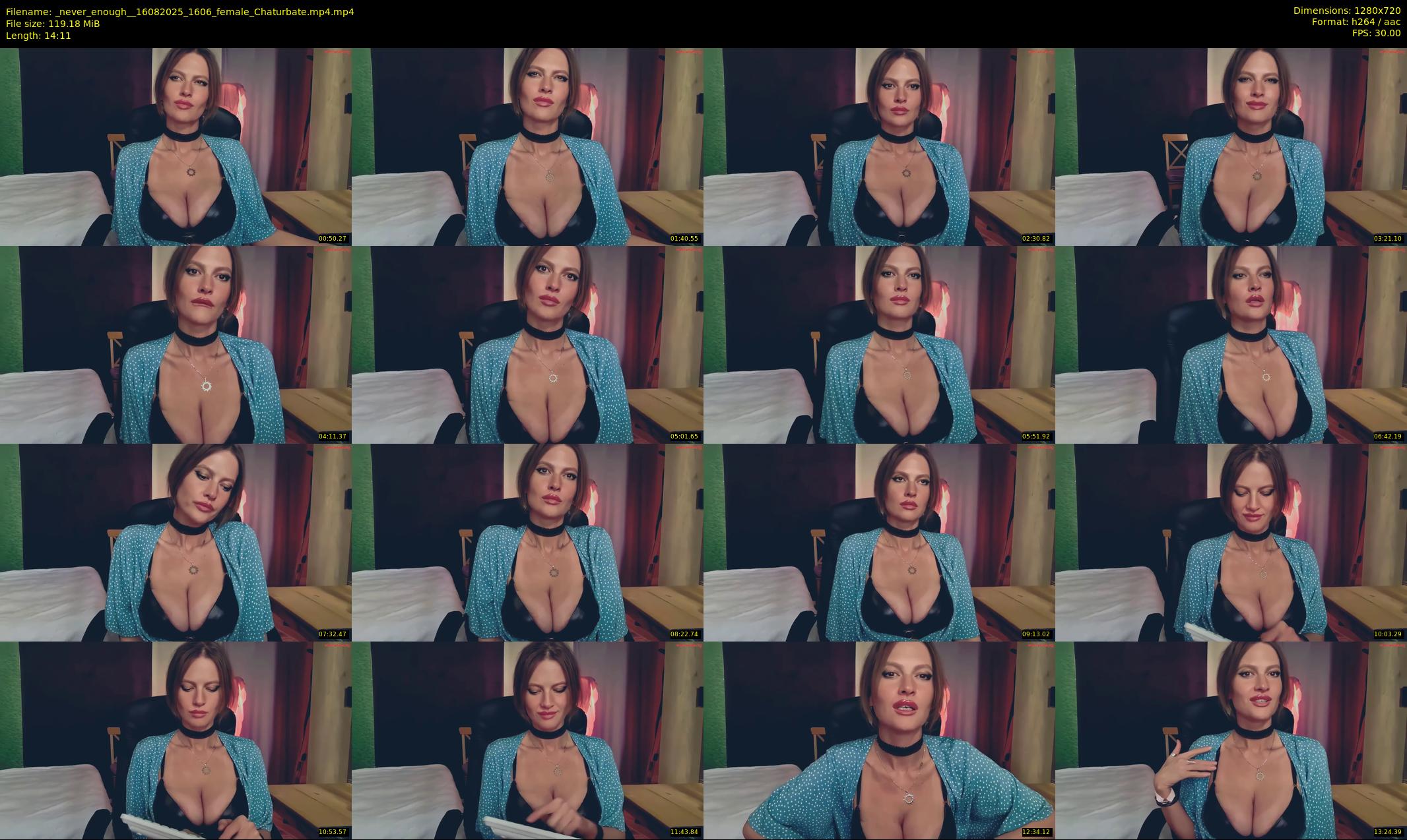 _never_enough_ — 15 minute Chaturbate female cam show recording, 720p, Aug 16, 2025