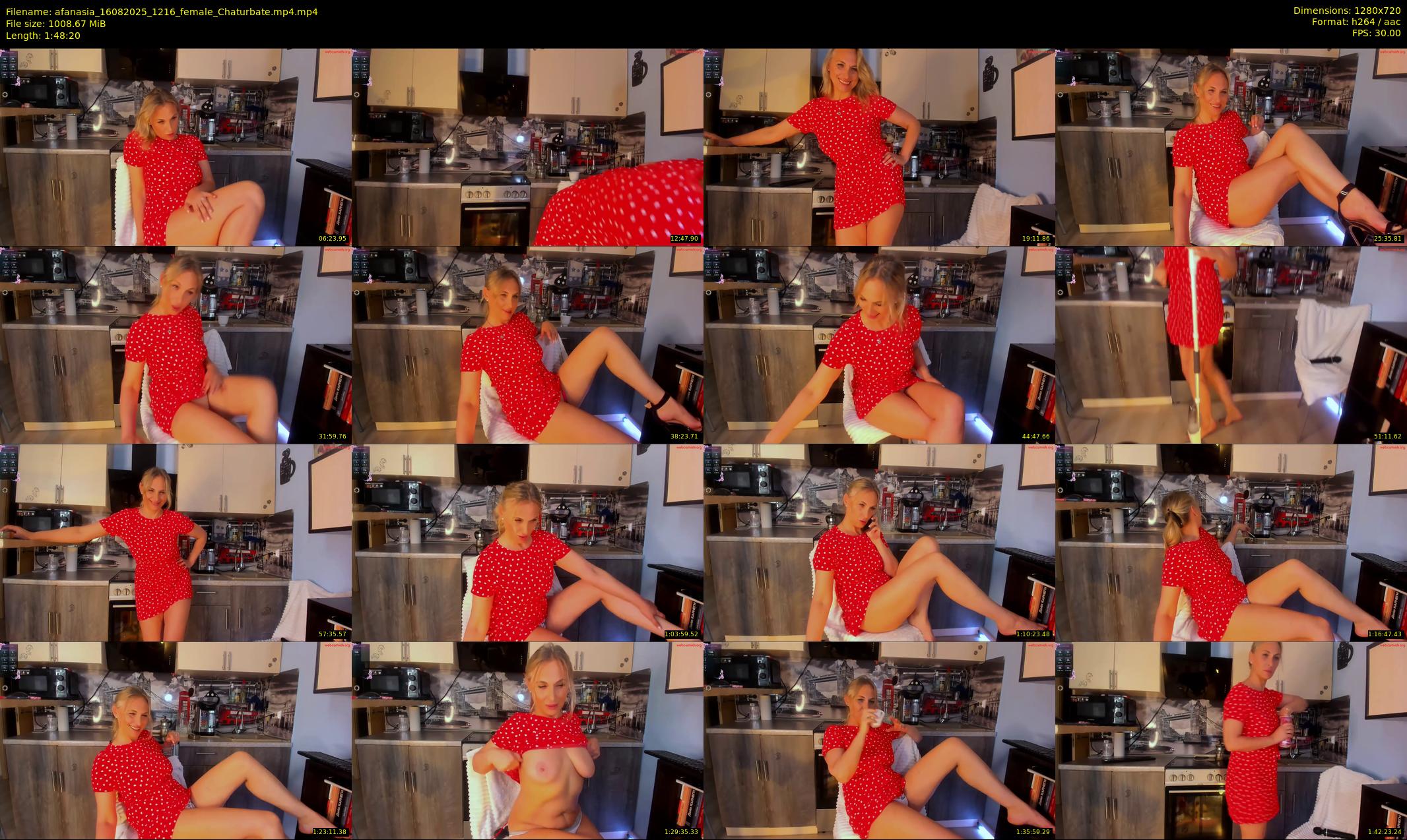 afanasia — 109 minute Chaturbate female cam show recording, 720p, Aug 16, 2025