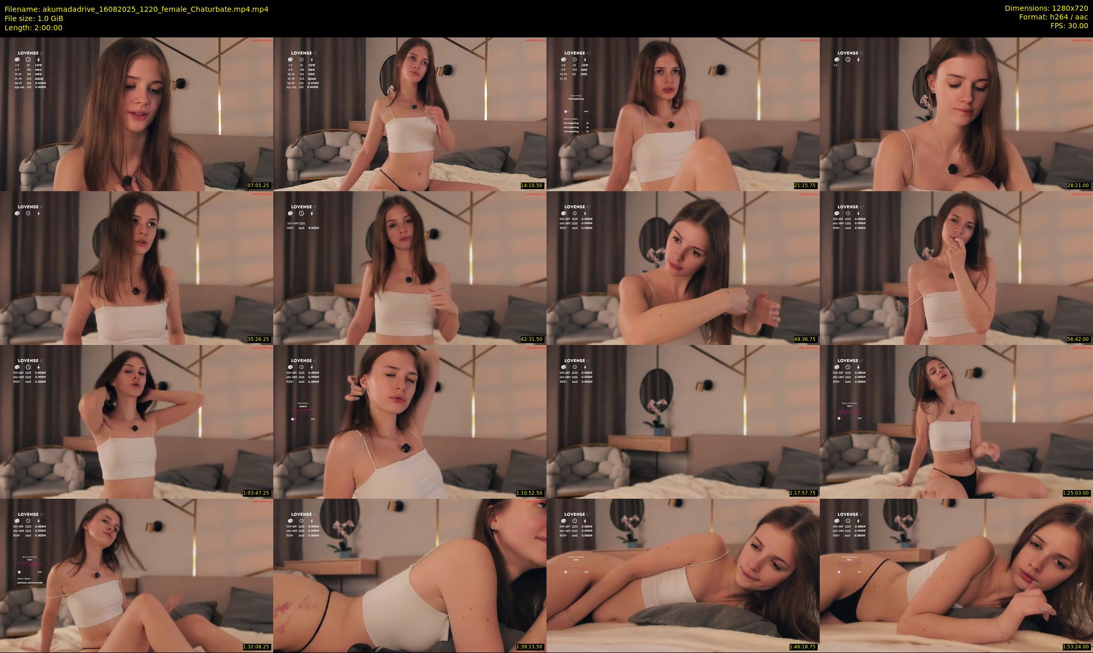 akumadadrive — 120 minute Chaturbate female cam show recording, 720p, Aug 16, 2025