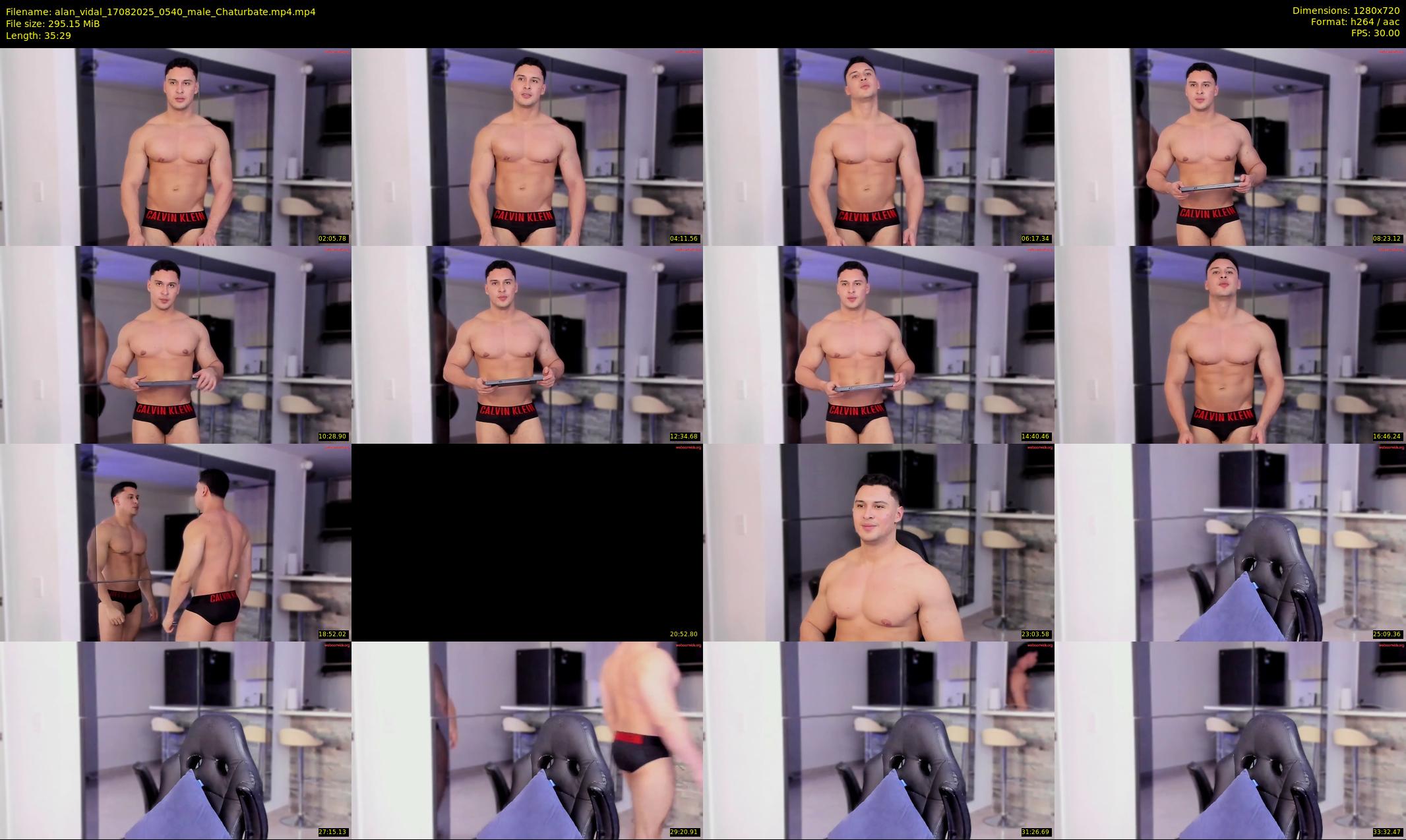 alan_vidal — 36 minute Chaturbate male cam show recording, 720p, Aug 17, 2025