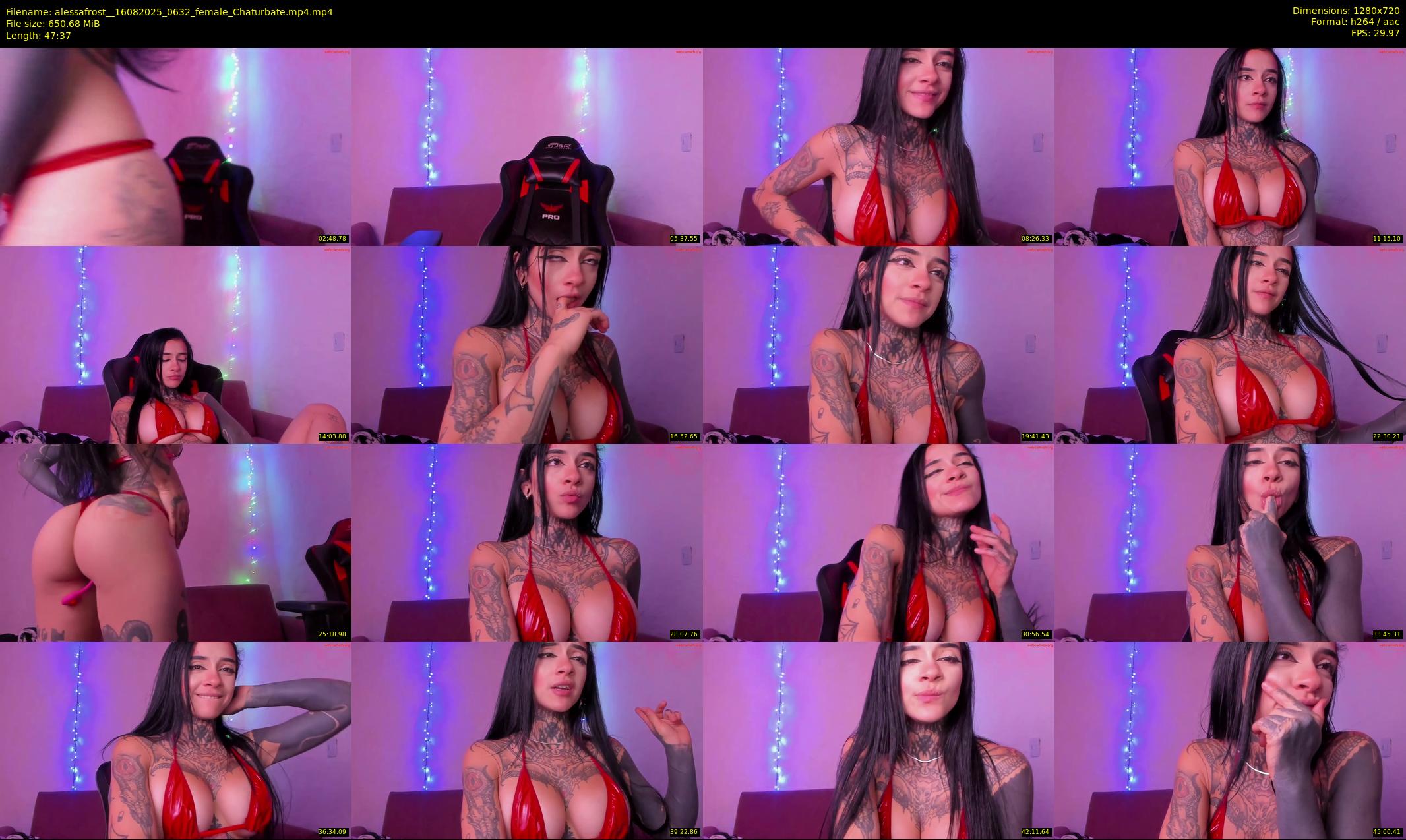 alessafrost_ — 48 minute Chaturbate female cam show recording, 720p, Aug 16, 2025