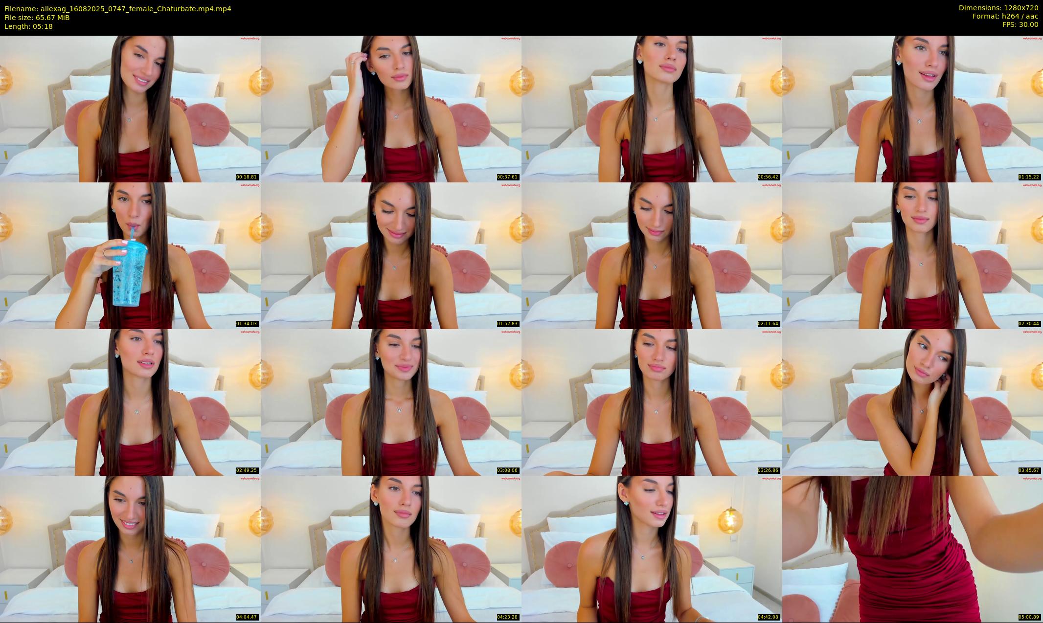 allexag — 6 minute Chaturbate female cam show recording, 720p, Aug 16, 2025