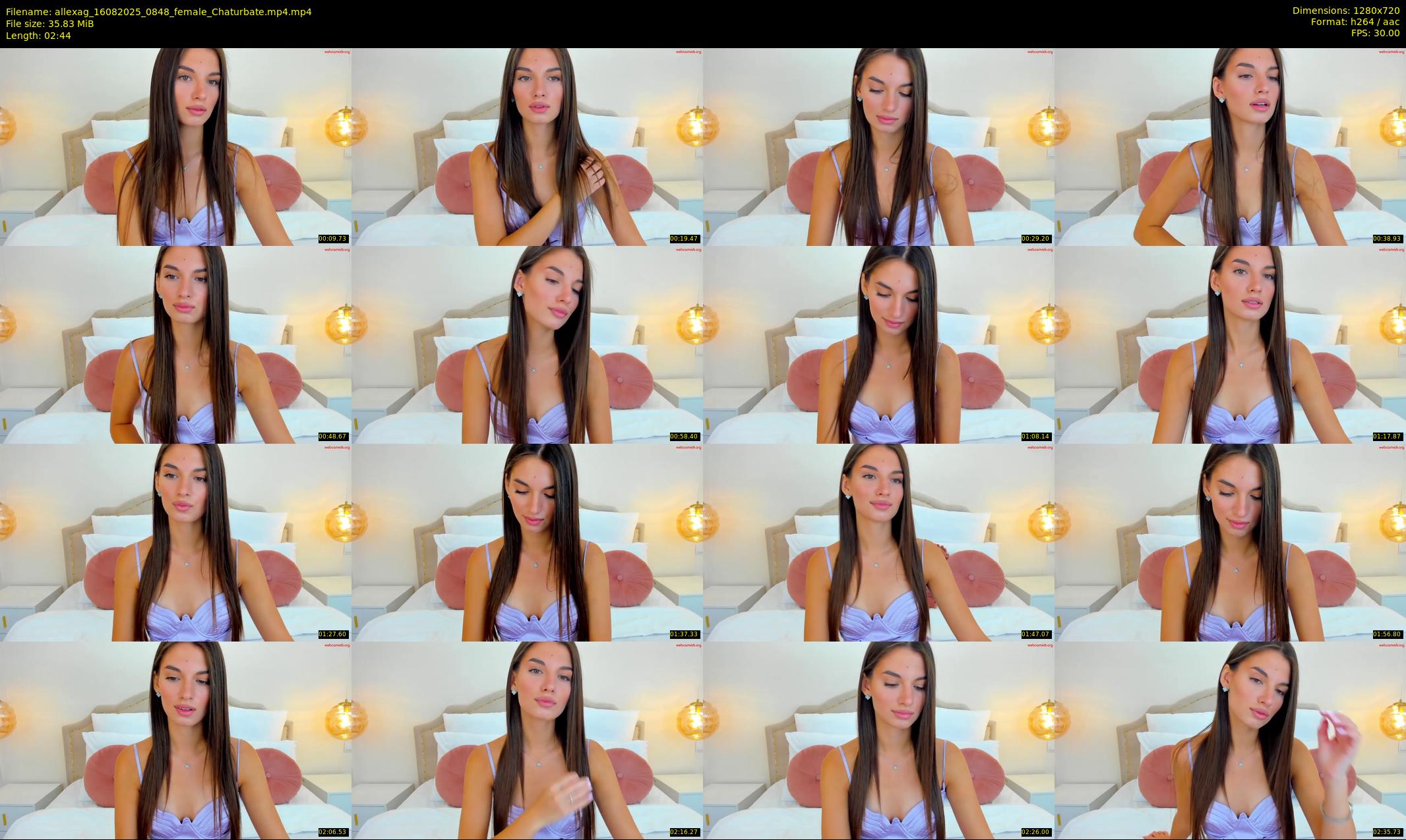 allexag — 3 minute Chaturbate female cam show recording, 720p, Aug 16, 2025