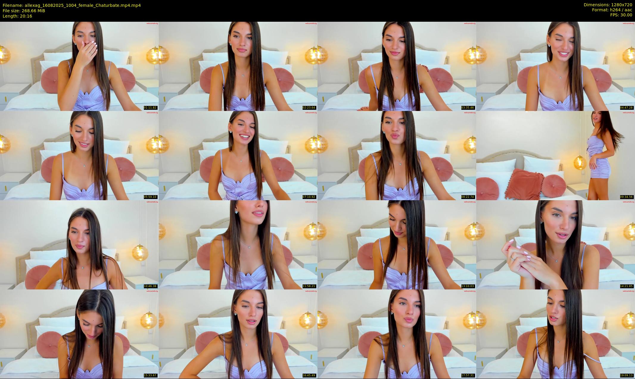 allexag — 21 minute Chaturbate female cam show recording, 720p, Aug 16, 2025