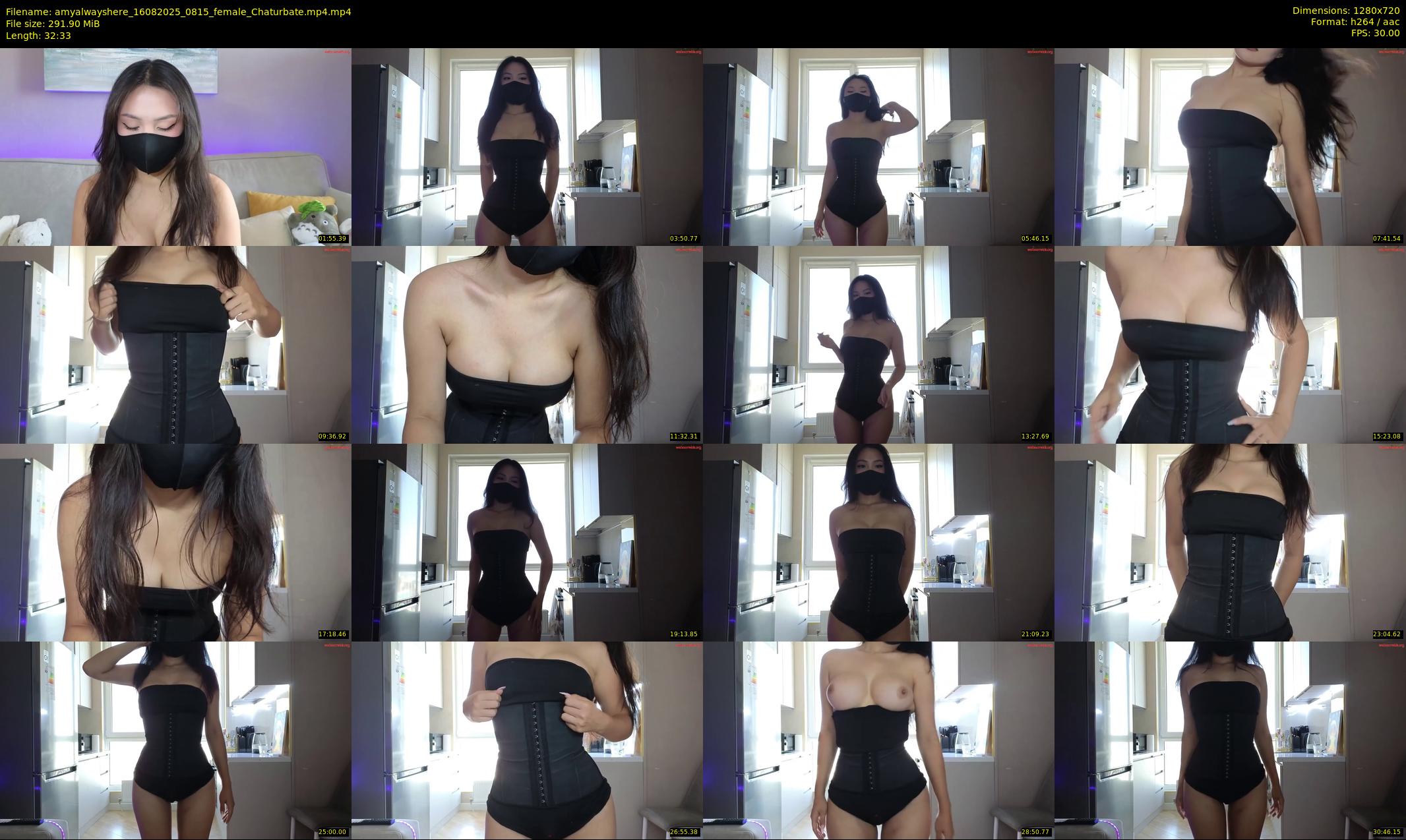 amyalwayshere — 33 minute Chaturbate female cam show recording, 720p, Aug 16, 2025