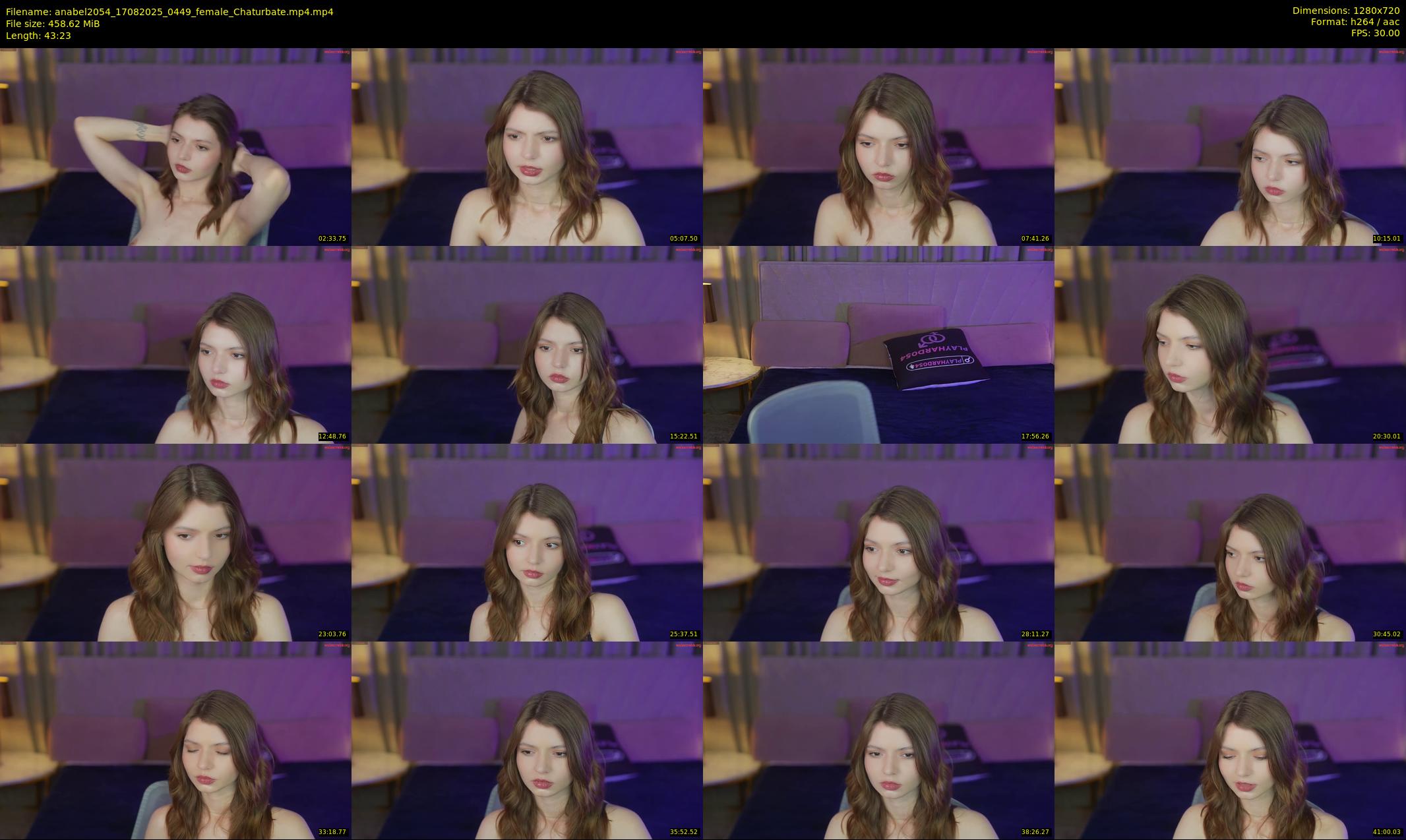 anabel2054 — 44 minute Chaturbate female cam show recording, 720p, Aug 17, 2025