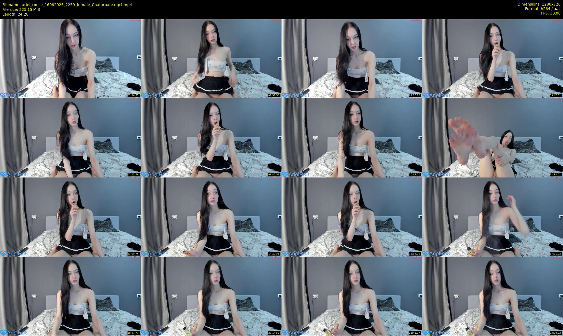 ariel_rouse — 25 minute Chaturbate female cam show recording, 720p, Aug 16, 2025