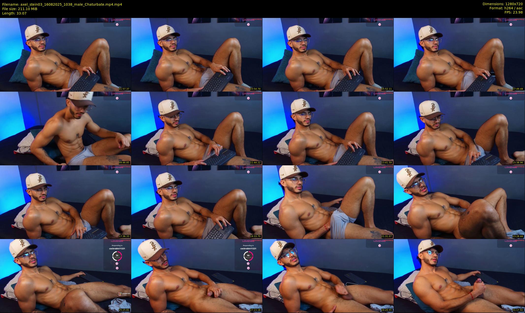 axel_stein03 — 34 minute Chaturbate male cam show recording, 720p, Aug 16, 2025
