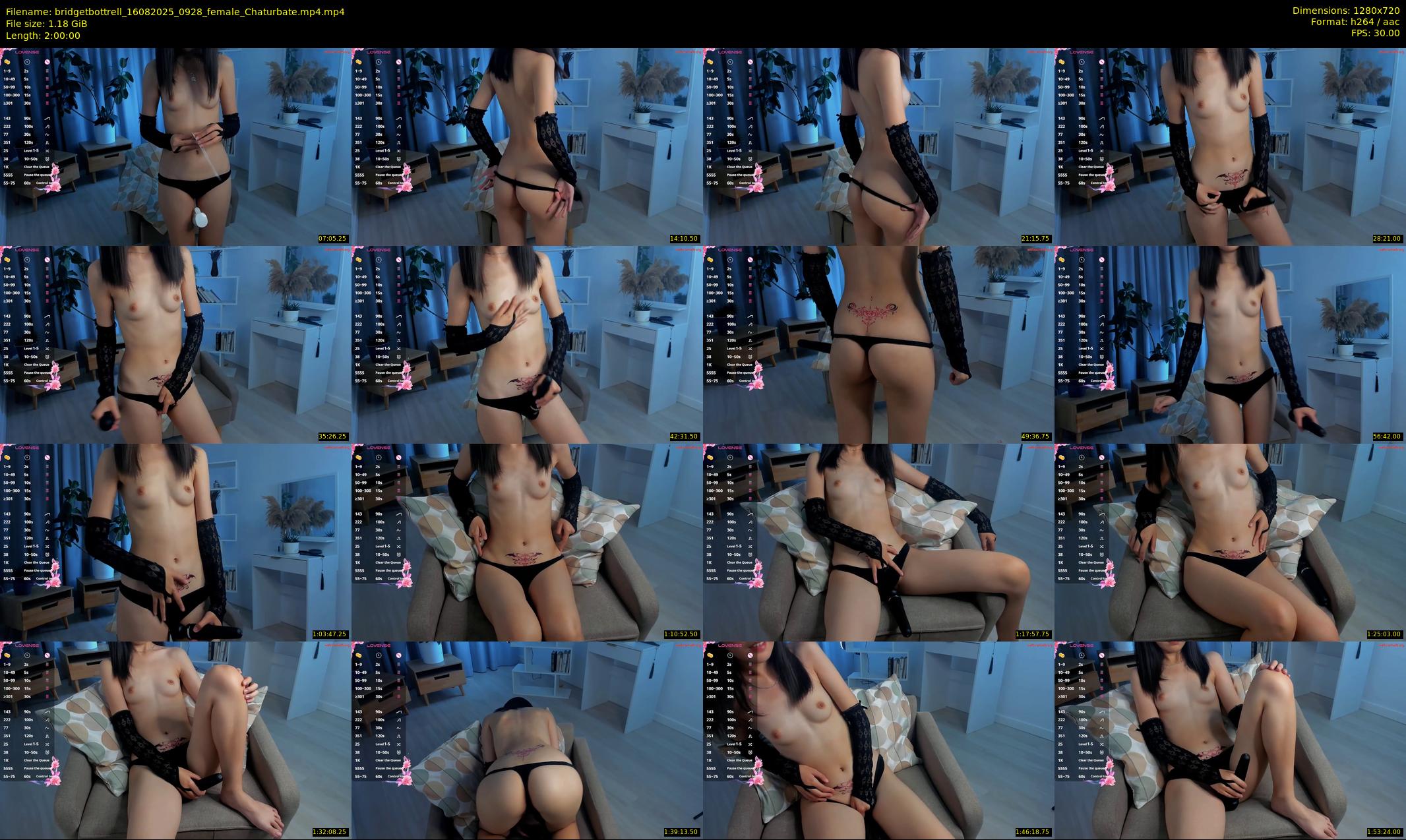 bridgetbottrell — 120 minute Chaturbate female cam show recording, 720p, Aug 16, 2025