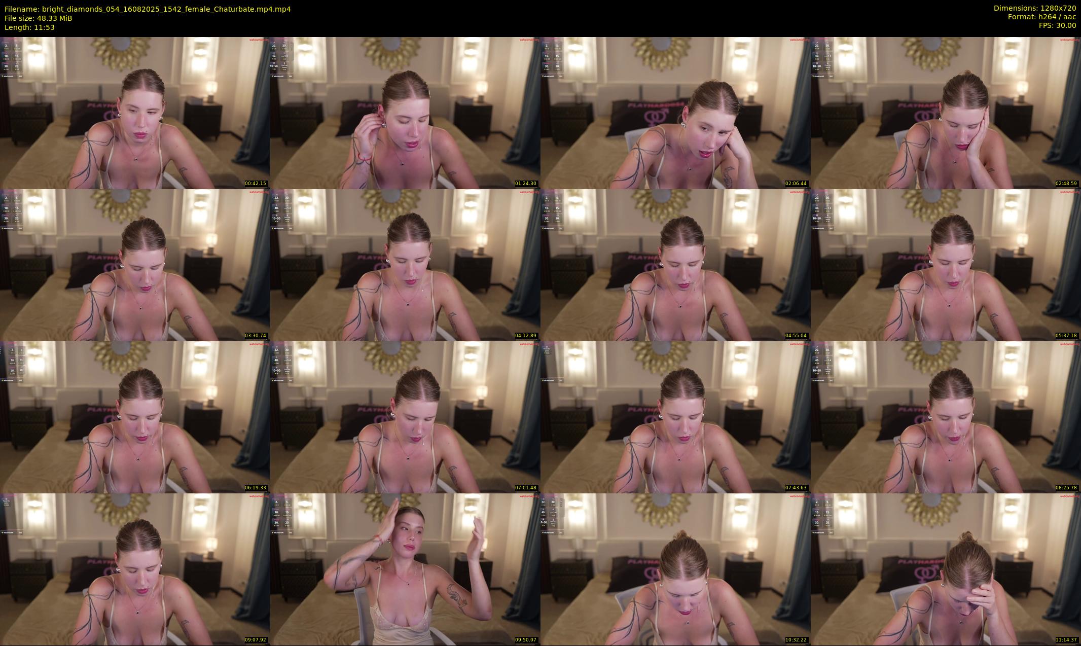 bright_diamonds_054 — 12 minute Chaturbate couple cam show recording, 720p, Aug 16, 2025