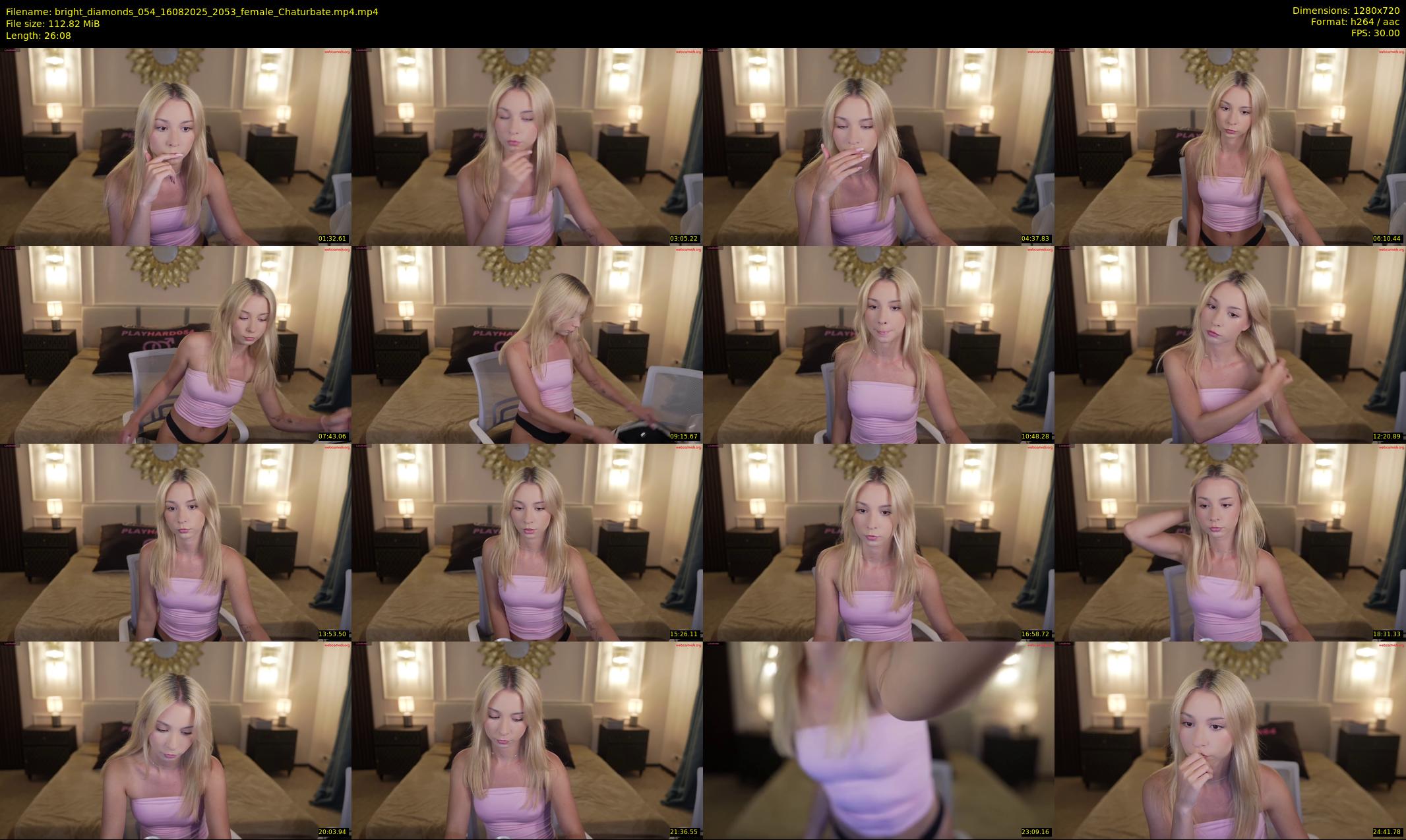 bright_diamonds_054 — 27 minute Chaturbate couple cam show recording, 720p, Aug 16, 2025
