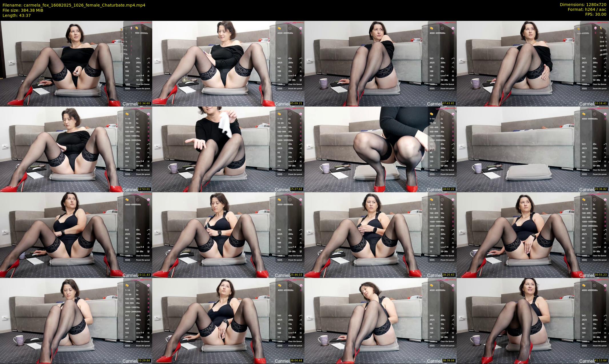 carmela_fox — 44 minute Chaturbate female cam show recording, 720p, Aug 16, 2025