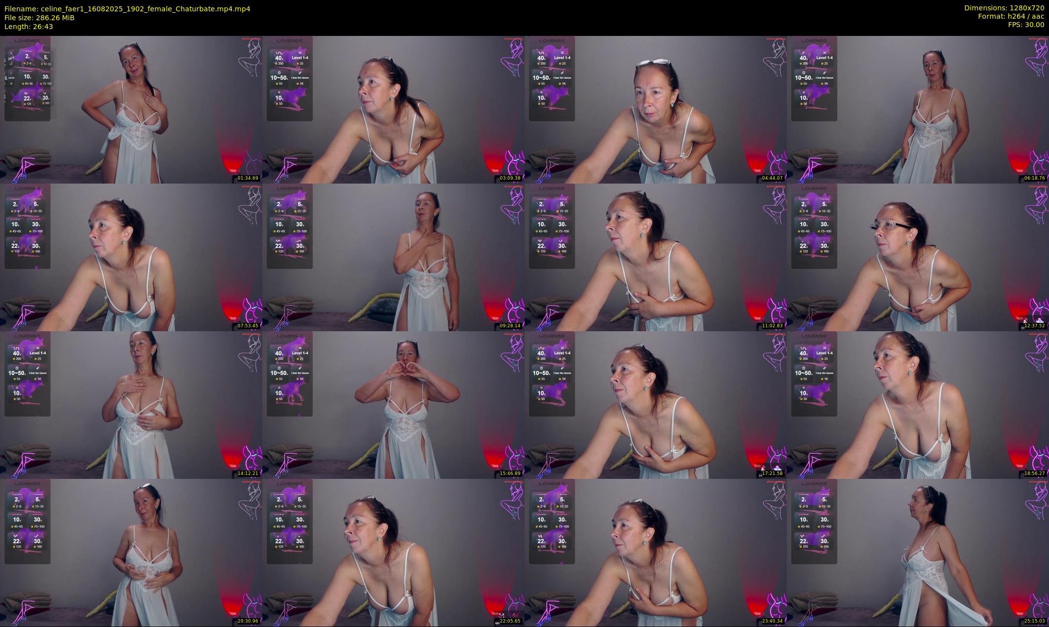 celine_faer1 — 27 minute Chaturbate female cam show recording, 720p, Aug 16, 2025