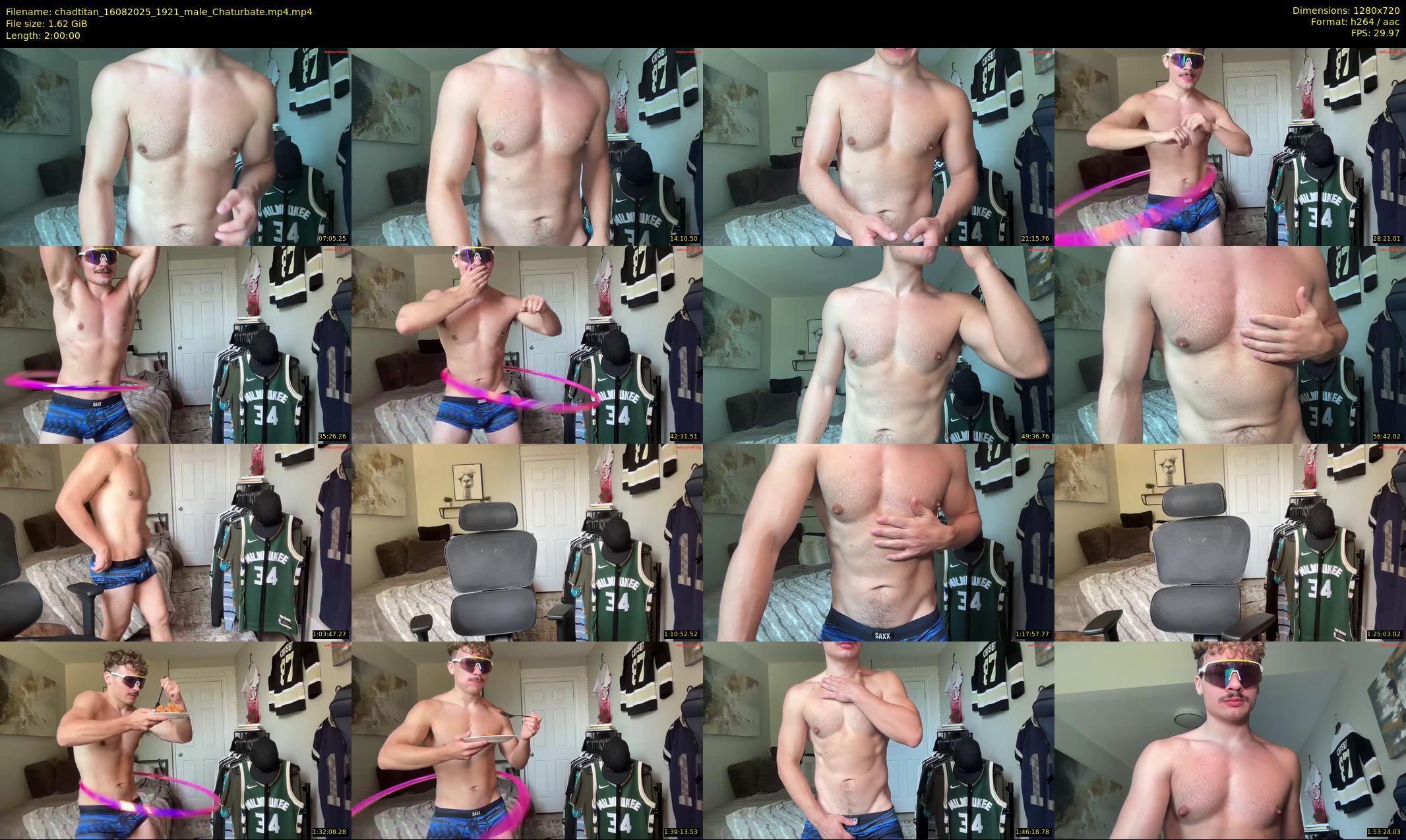 chadtitan — 120 minute Chaturbate male cam show recording, 720p, Aug 16, 2025