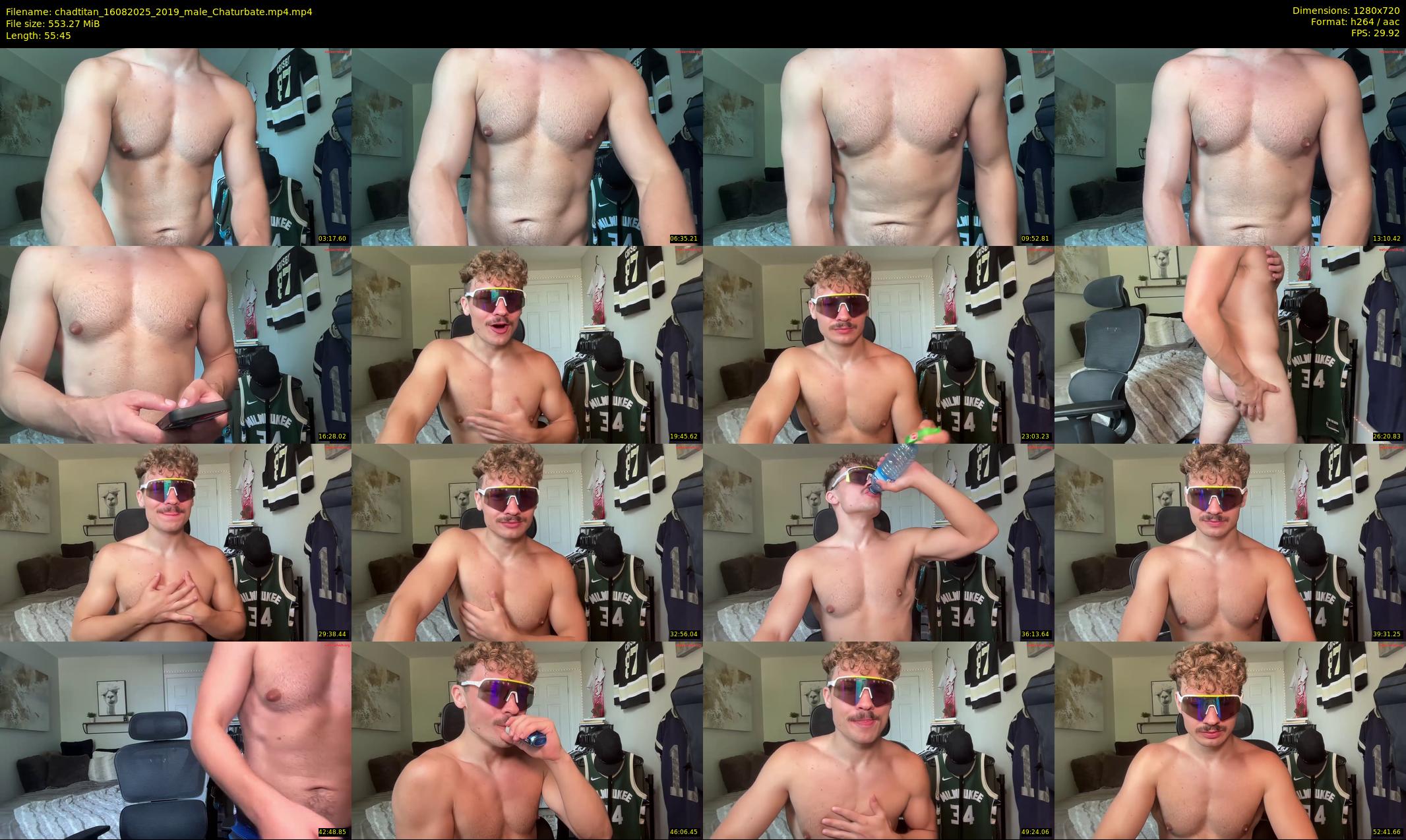 chadtitan — 56 minute Chaturbate male cam show recording, 720p, Aug 16, 2025