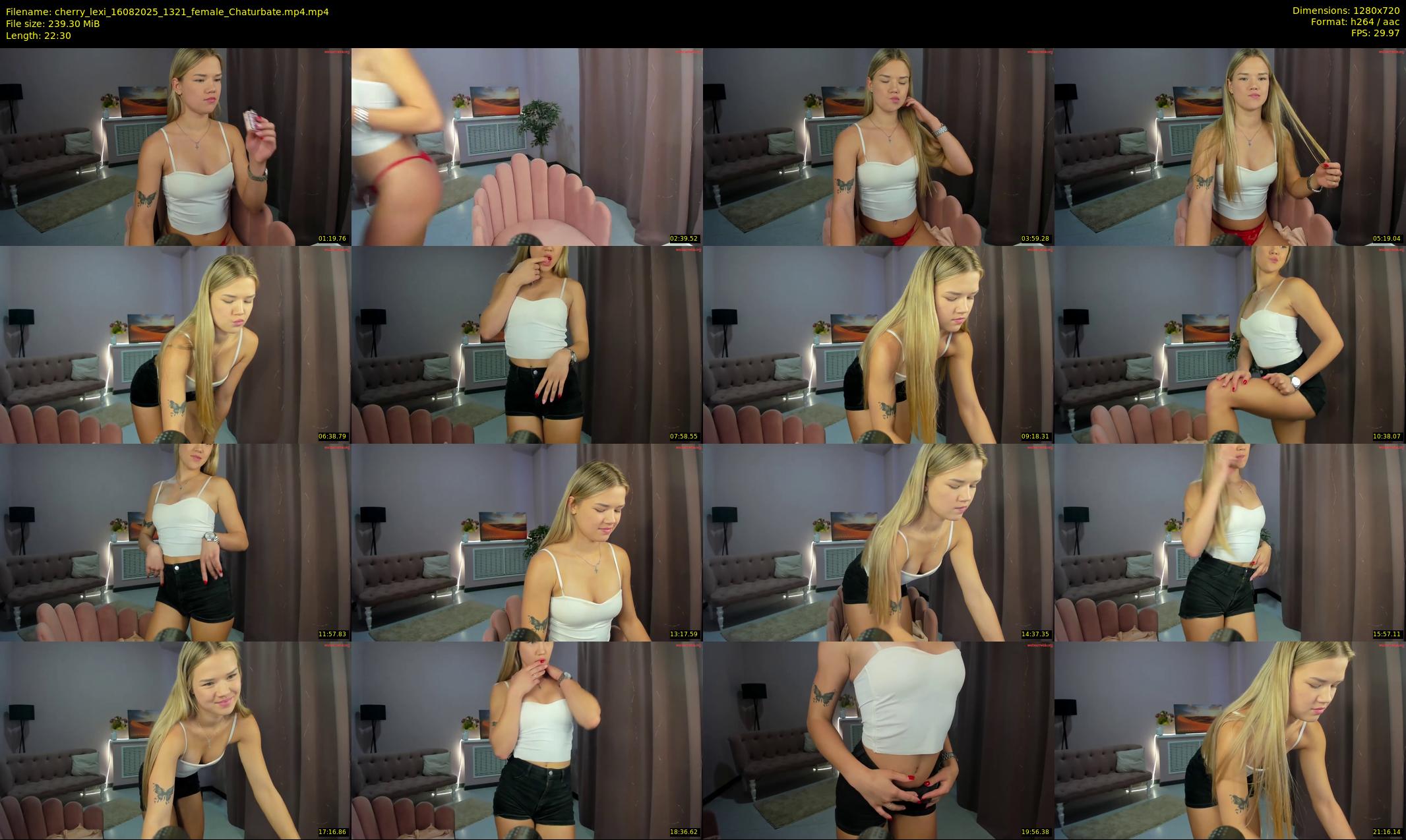 cherry_lexi — 23 minute Chaturbate female cam show recording, 720p, Aug 16, 2025