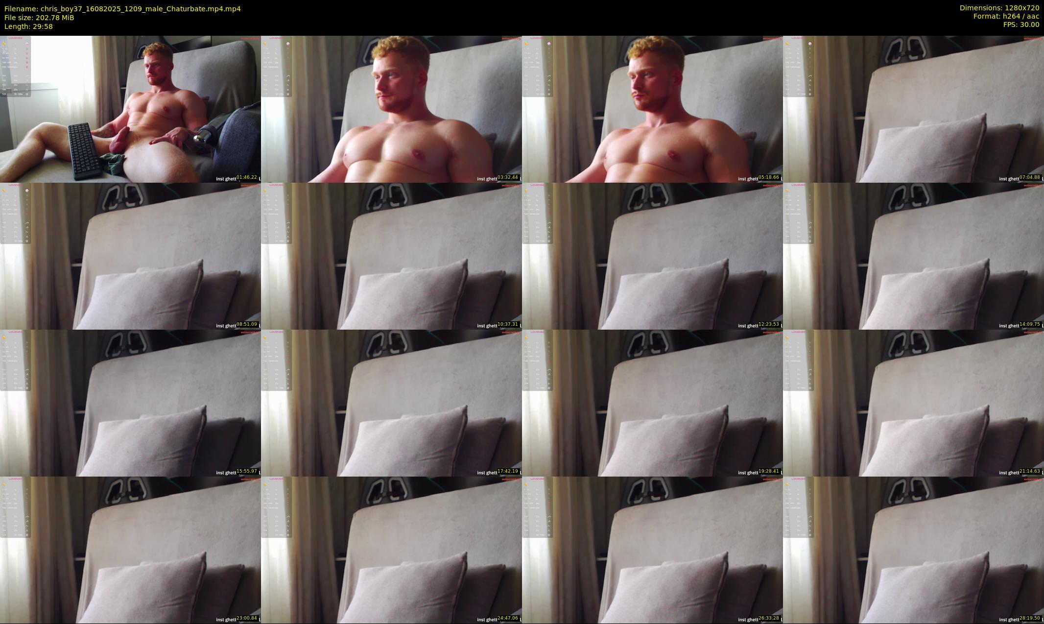 chris_boy37 — 30 minute Chaturbate male cam show recording, 720p, Aug 16, 2025