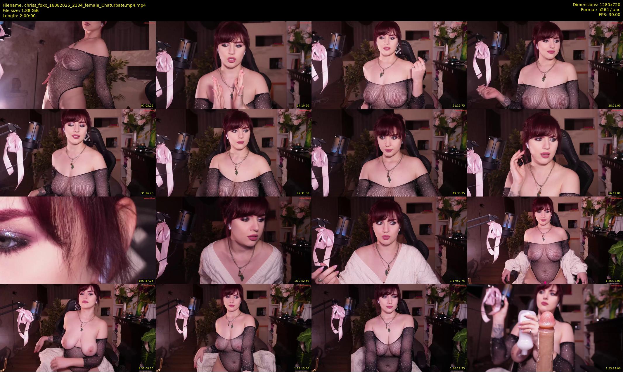 chriss_foxx — 120 minute Chaturbate female cam show recording, 720p, Aug 16, 2025
