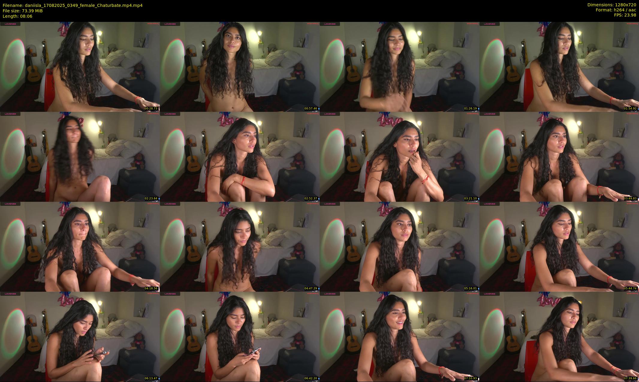 daniisla — 9 minute Chaturbate female cam show recording, 720p, Aug 17, 2025